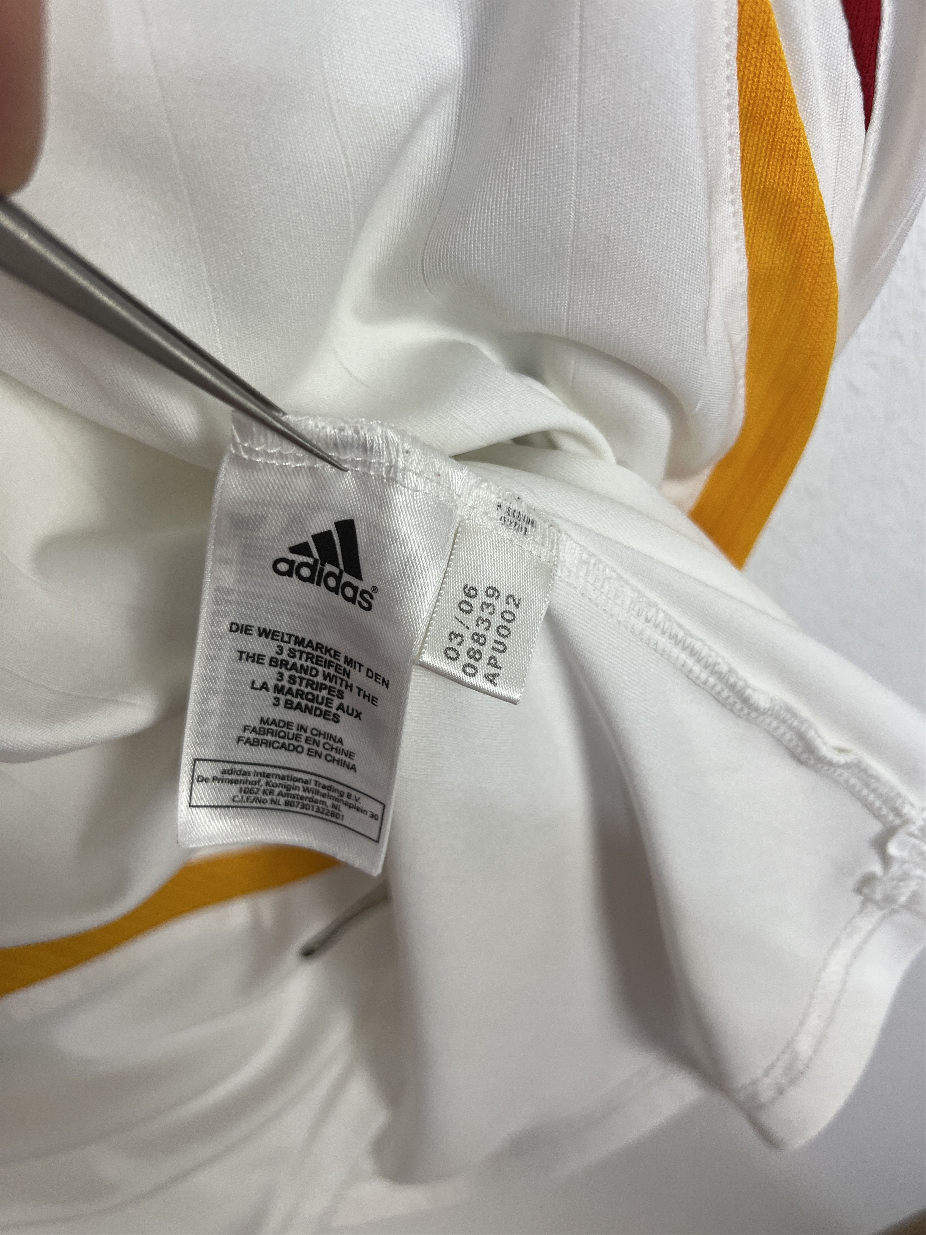 Adidas Germany Home football shirt 2005 Soccer Adidas Jersey Size US L / EU 52-54 / 3 - 8 Thumbnail