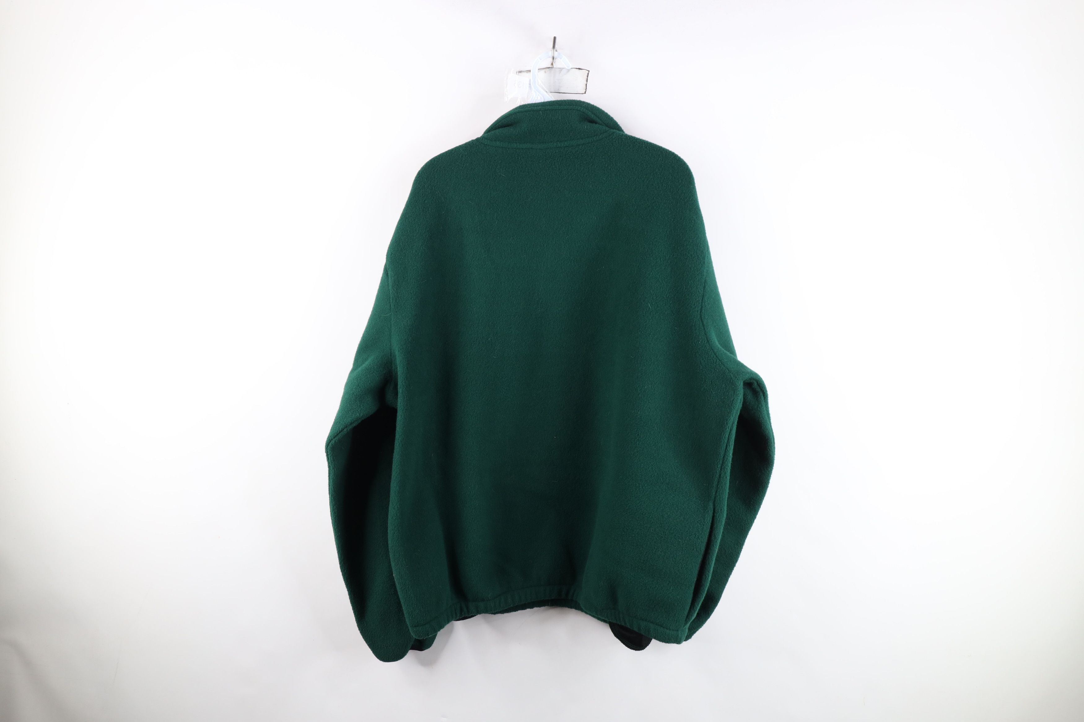 Vintage Vintage 90s Osterman Staff Half Zip Fleece Sweater Green USA Size US L / EU 52-54 / 3 - 11 Thumbnail