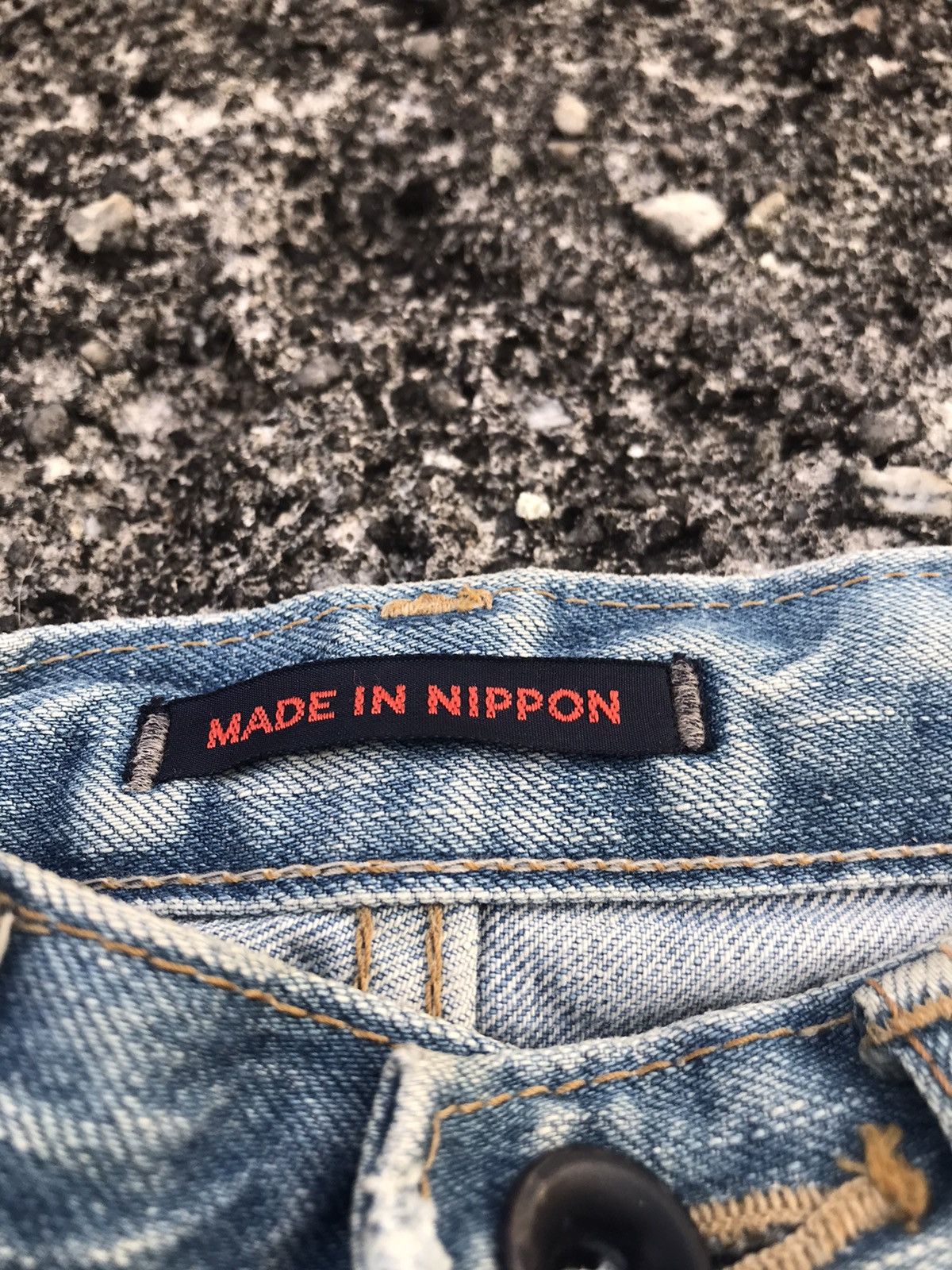 Japanese Brand Vintage Y2K Blue Way Distressed Denim pants Size US 28 / EU 44 - 11 Thumbnail