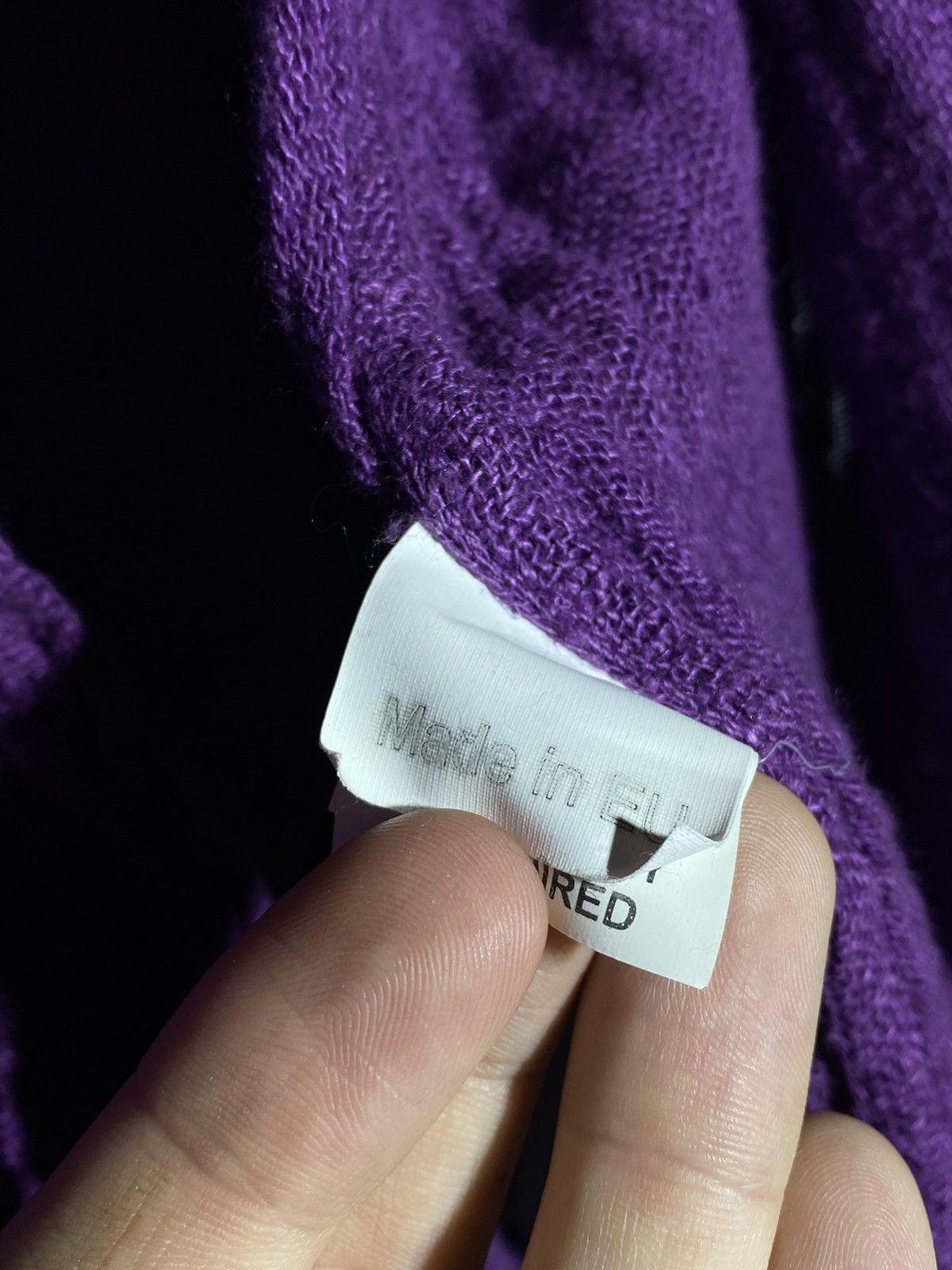 Other Grizas Lightweight Purple Linen Cardigan Size L / US 10 / IT 46 - 14 Thumbnail