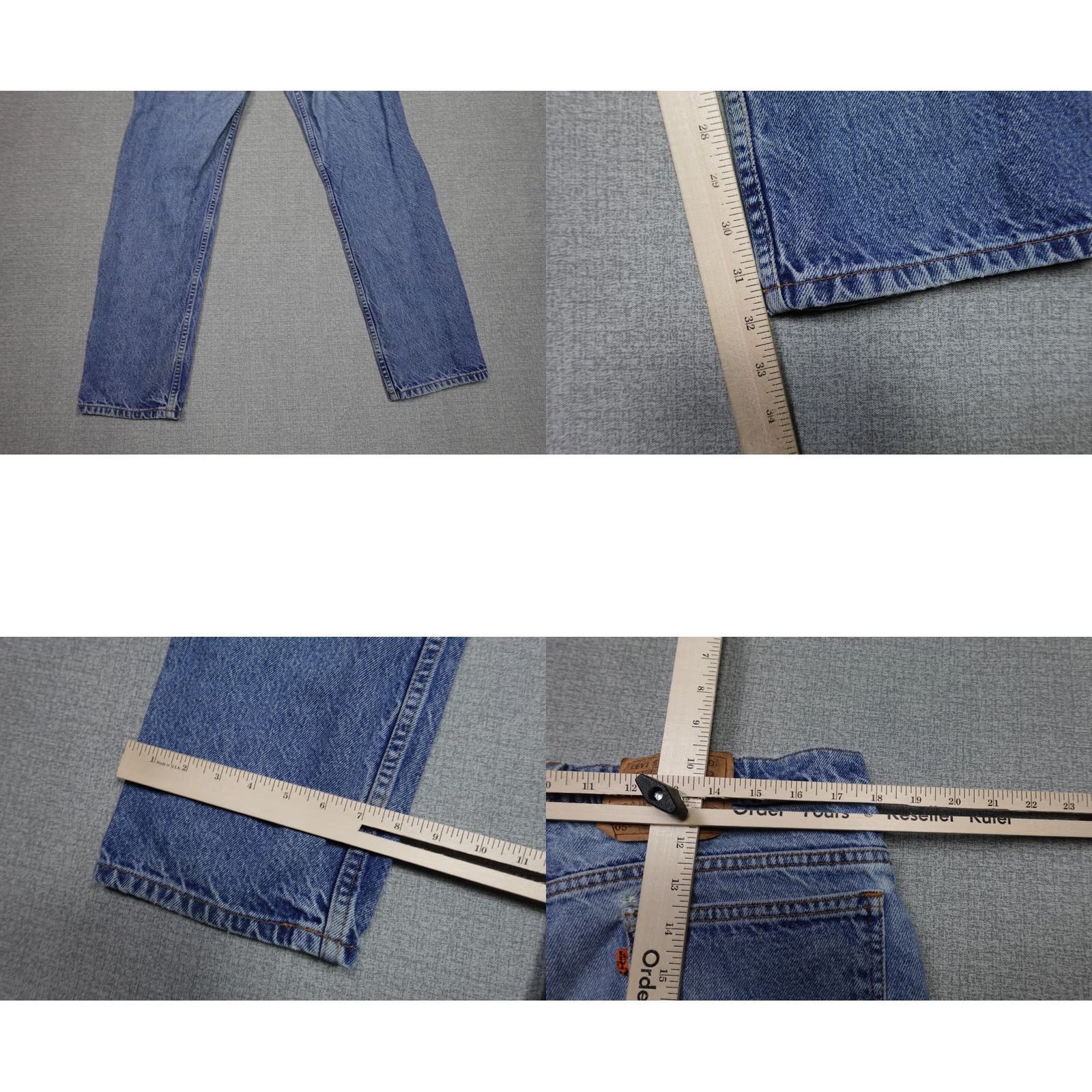 Levi's VINTAGE Levi's 505 Jeans Mens 36x32 Blue Regular Fit Western Cowboy Rancher Levi's 505 Jeans Mens 36x32 Blue Regular Fit Size US 36 / EU 52 - 8 Thumbnail
