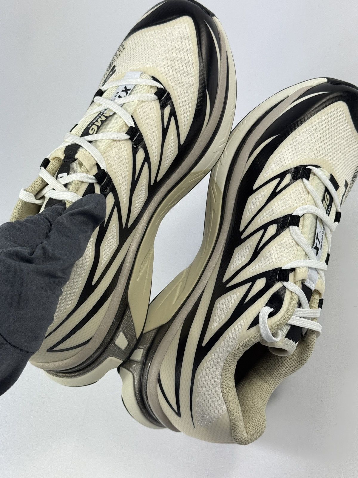 Salomon x MM6 MAISON MARGIELA XT-MM-6 VANILLA ICE SNEAKERS Size US 8.5 / EU 41-42 - 6 Thumbnail