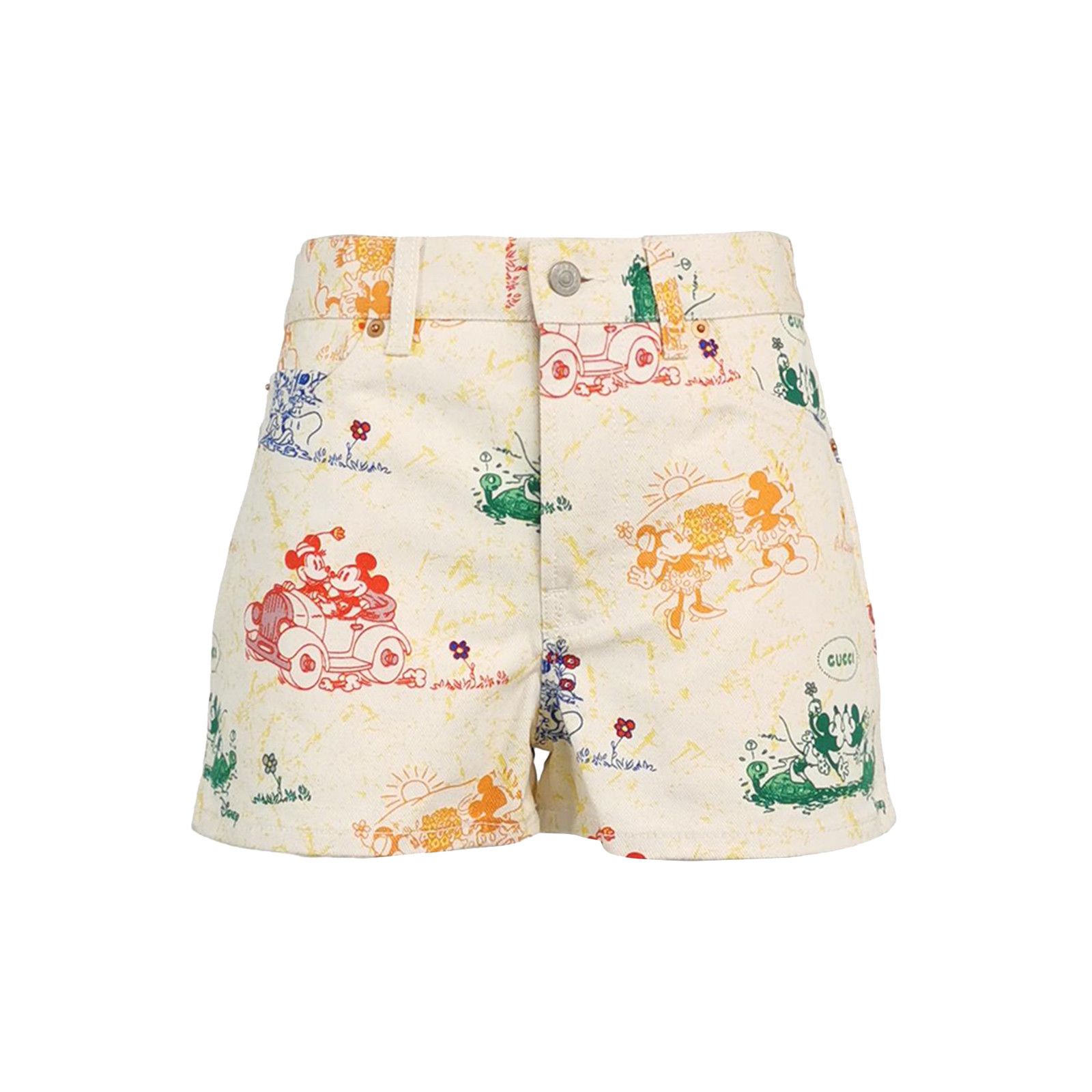 Gucci Gucci x Disney Print Shorts Size 28 Size US 28 / EU 44 - 1 Thumbnail