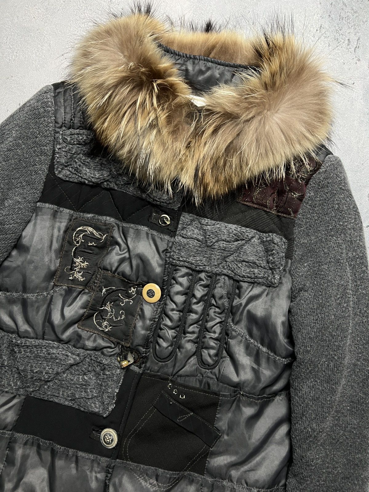 Elisa Cavaletti Elisa Cavaletti Made in Italy Premium Patchwork Jacket y2k Size M / US 6-8 / IT 42-44 - 5 Thumbnail