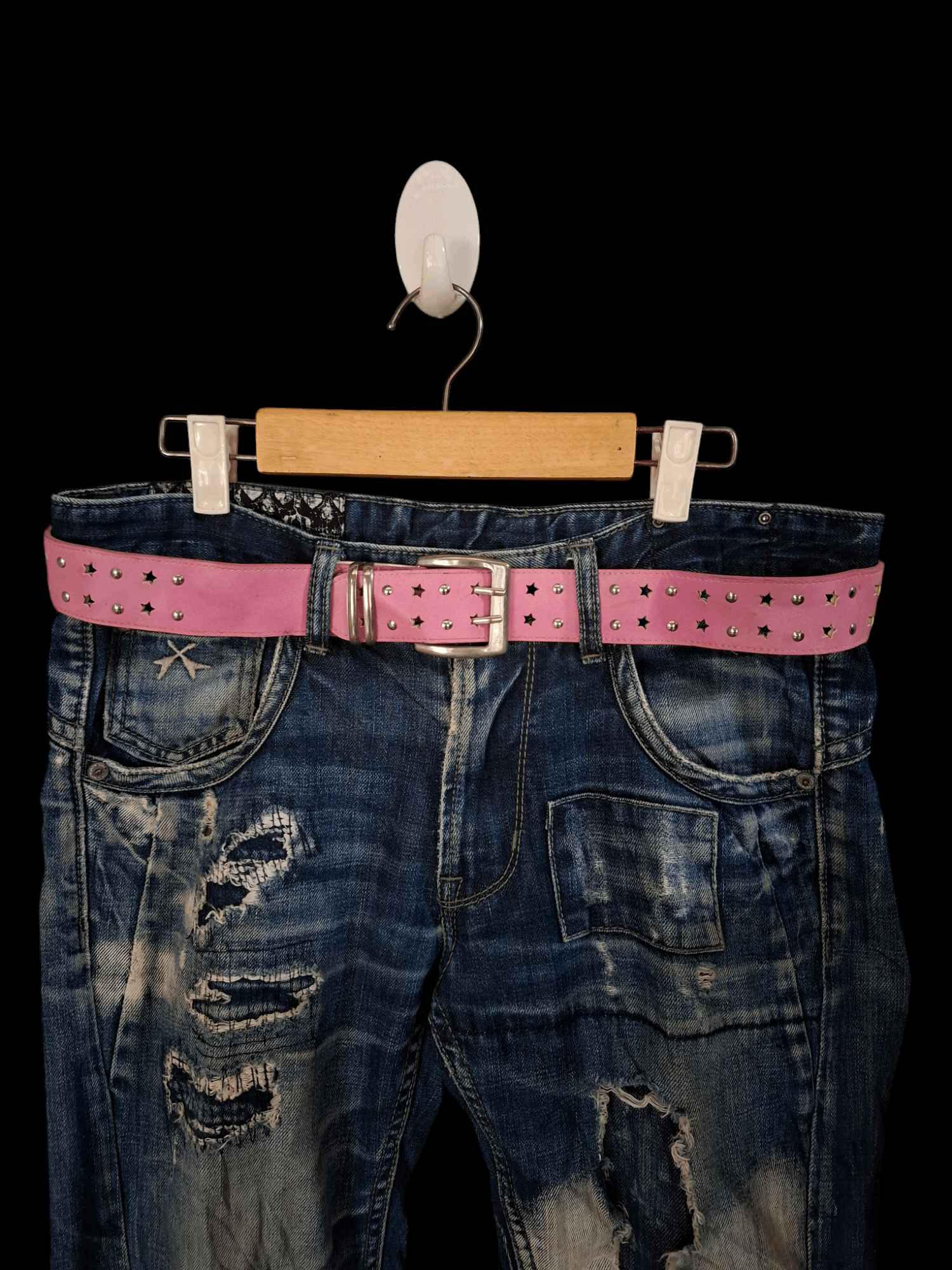 Japanese Brand × KMRii × Le Grande Bleu (L.G.B.) Vintage Y2k Star pink belts Size ONE SIZE - 3 Thumbnail
