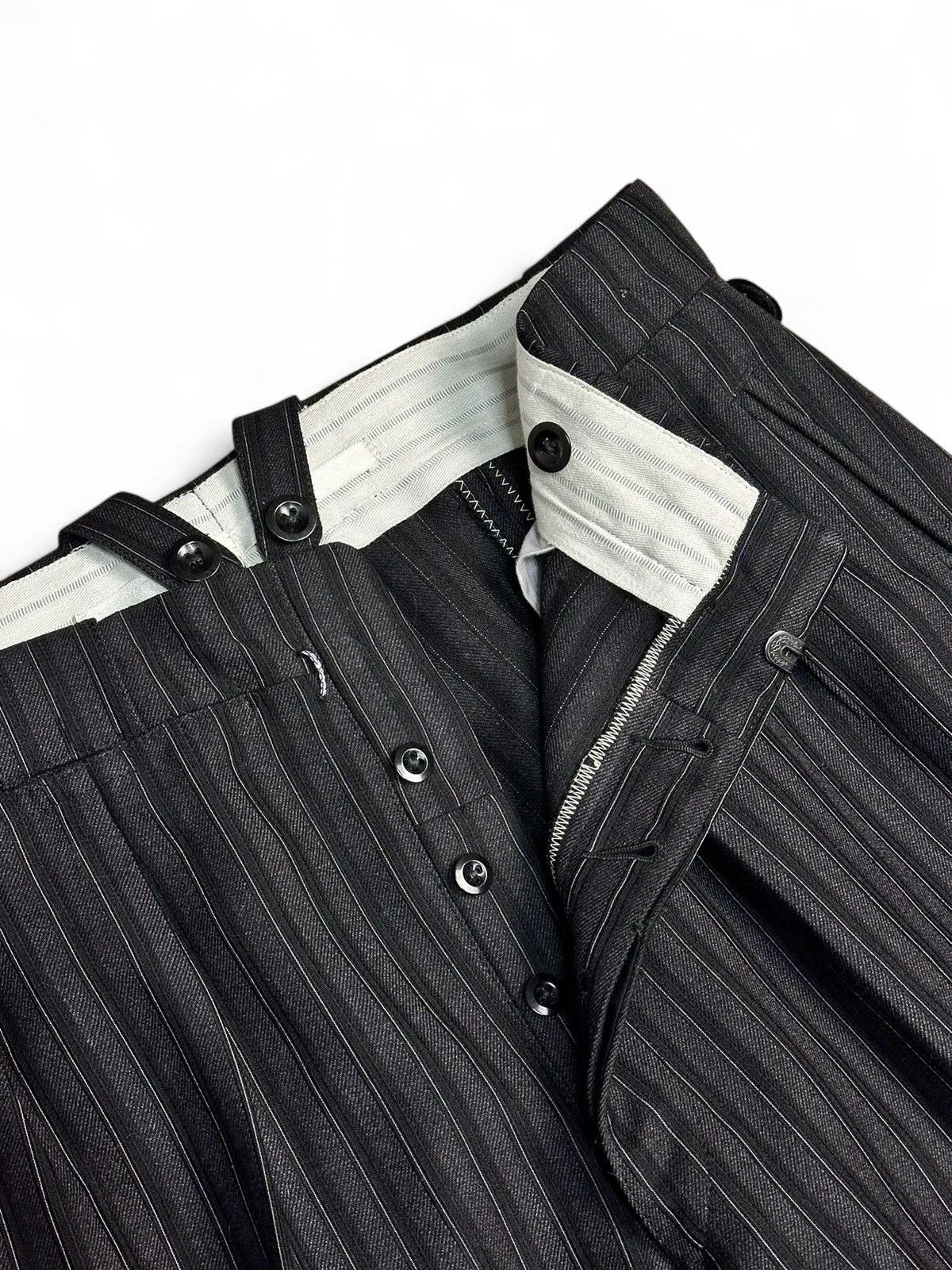 Junya Watanabe Minimalist Black Pleated Wide Pants 34 Avantgarde Size US 34 / EU 50 - 6 Thumbnail