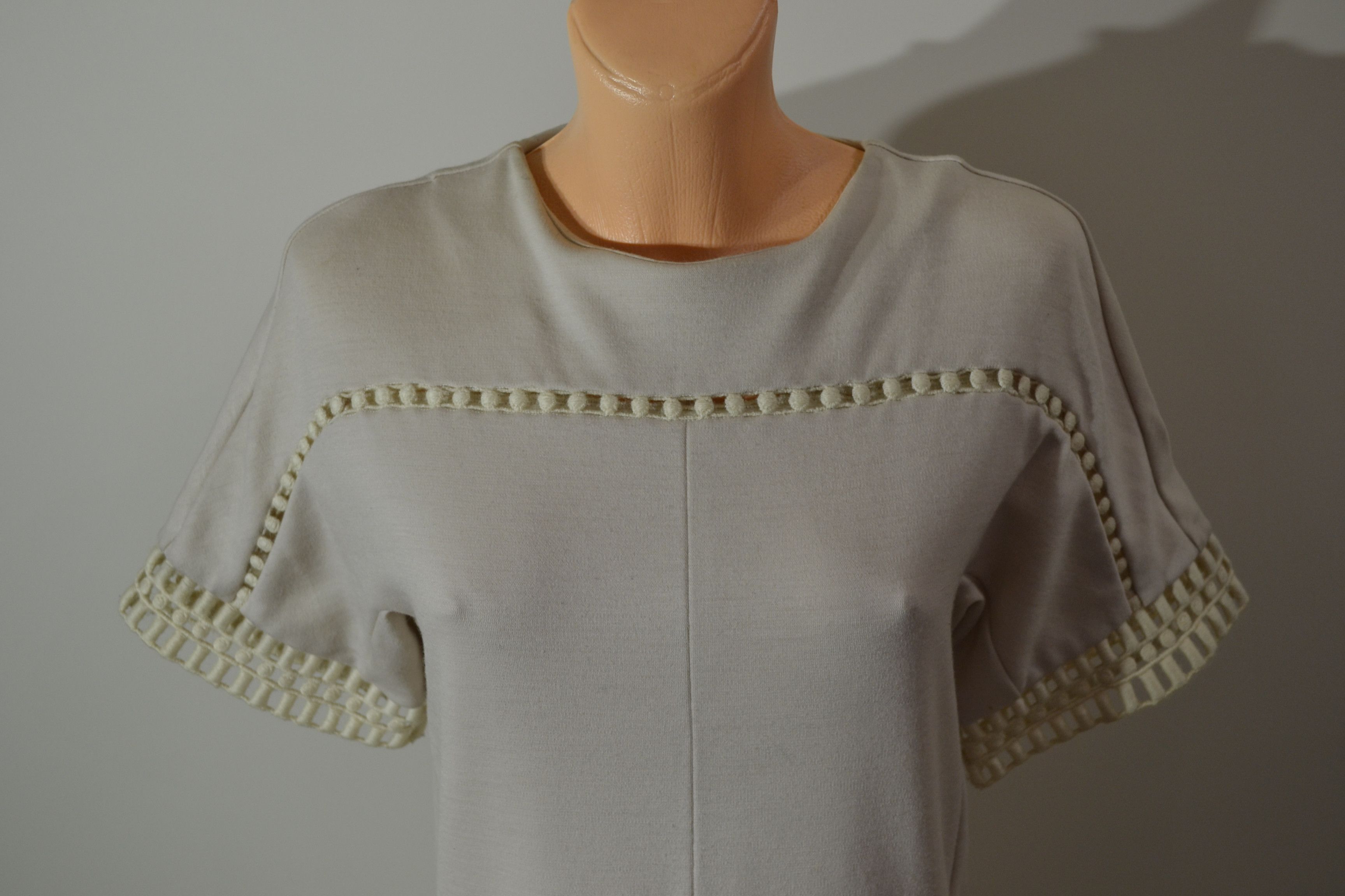 Chloe Rare Vintage Chloé Made in France Wool Dress | 1970s Size M / US 6-8 / IT 42-44 - 2 Thumbnail