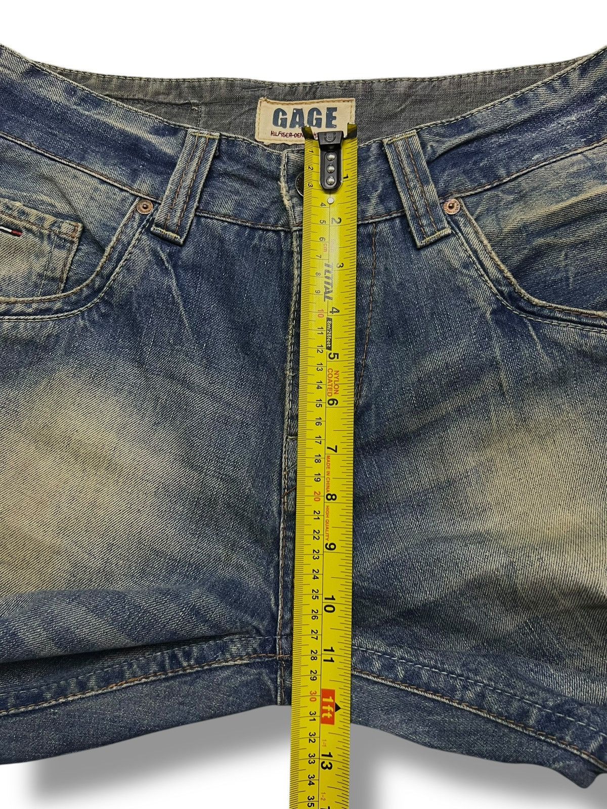 Tommy Hilfiger Baggy Vintage Tommy Hilfiger Denim Gage - Faded Mud Wash Size US 31 - 16 Thumbnail