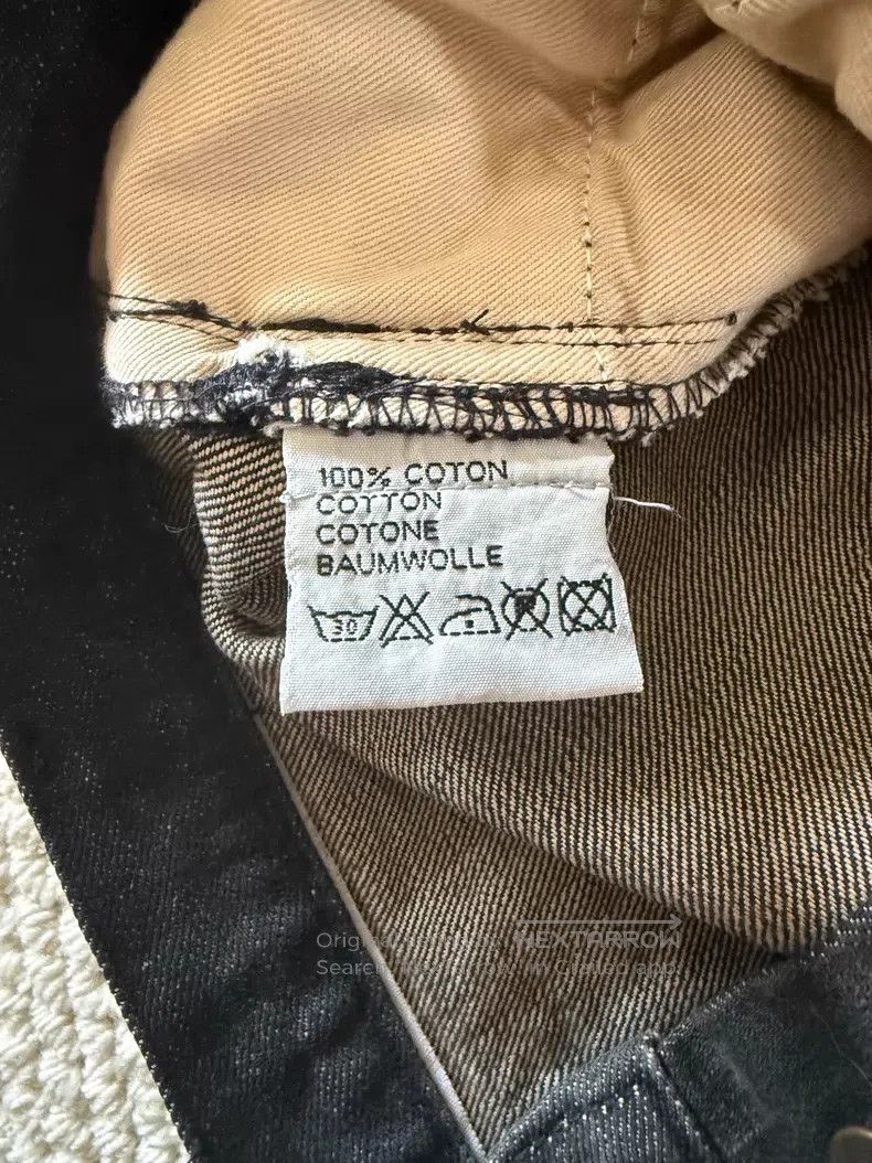 Dior Dior Black leather with ghost claw denim jeans i Size US 28 / EU 44 - 6 Thumbnail
