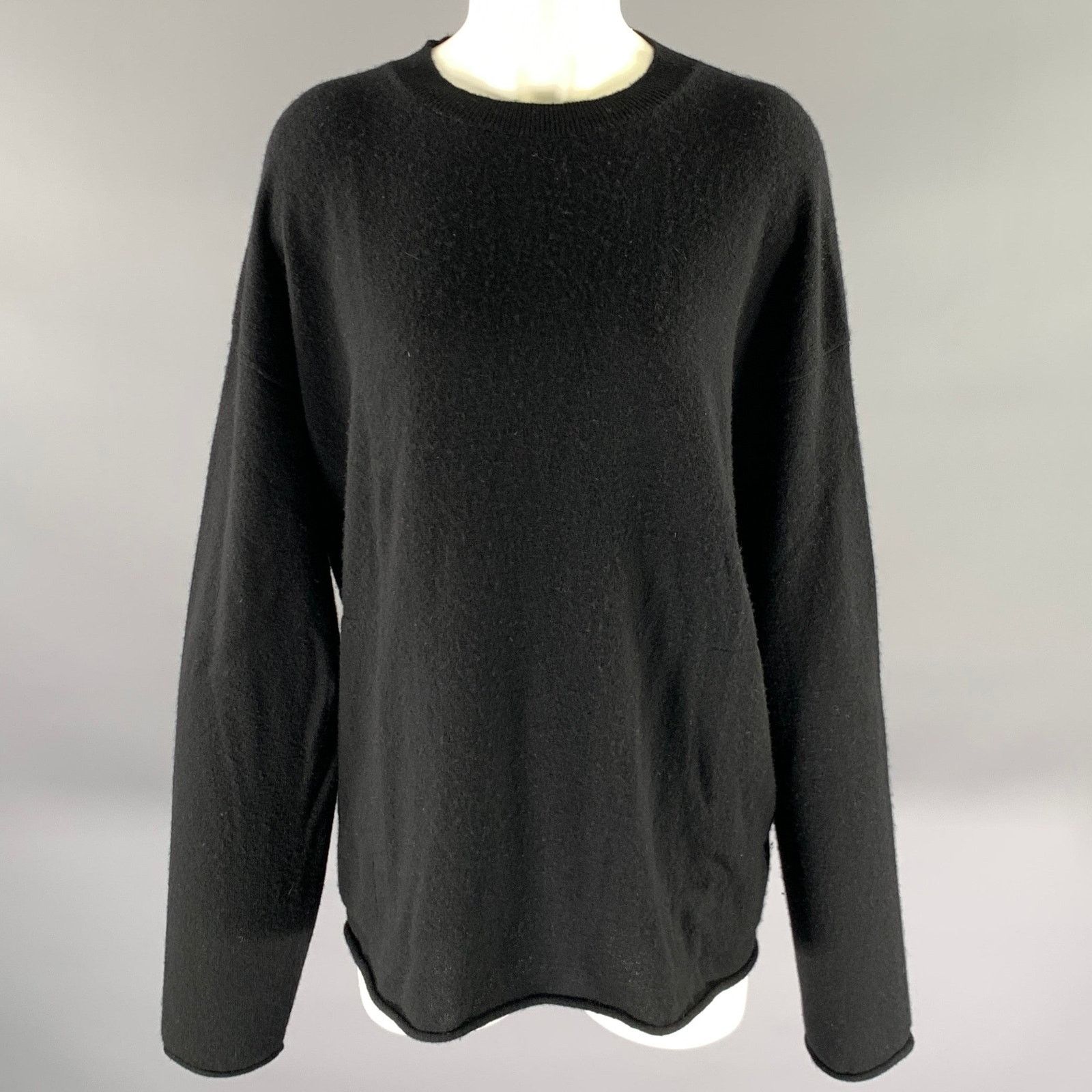 SOFIE D'HOORE SOFIE D'HOORE Size S Black Wool Cashmere Crewneck Sweater Size S / US 4 / IT 40 - 1 Thumbnail