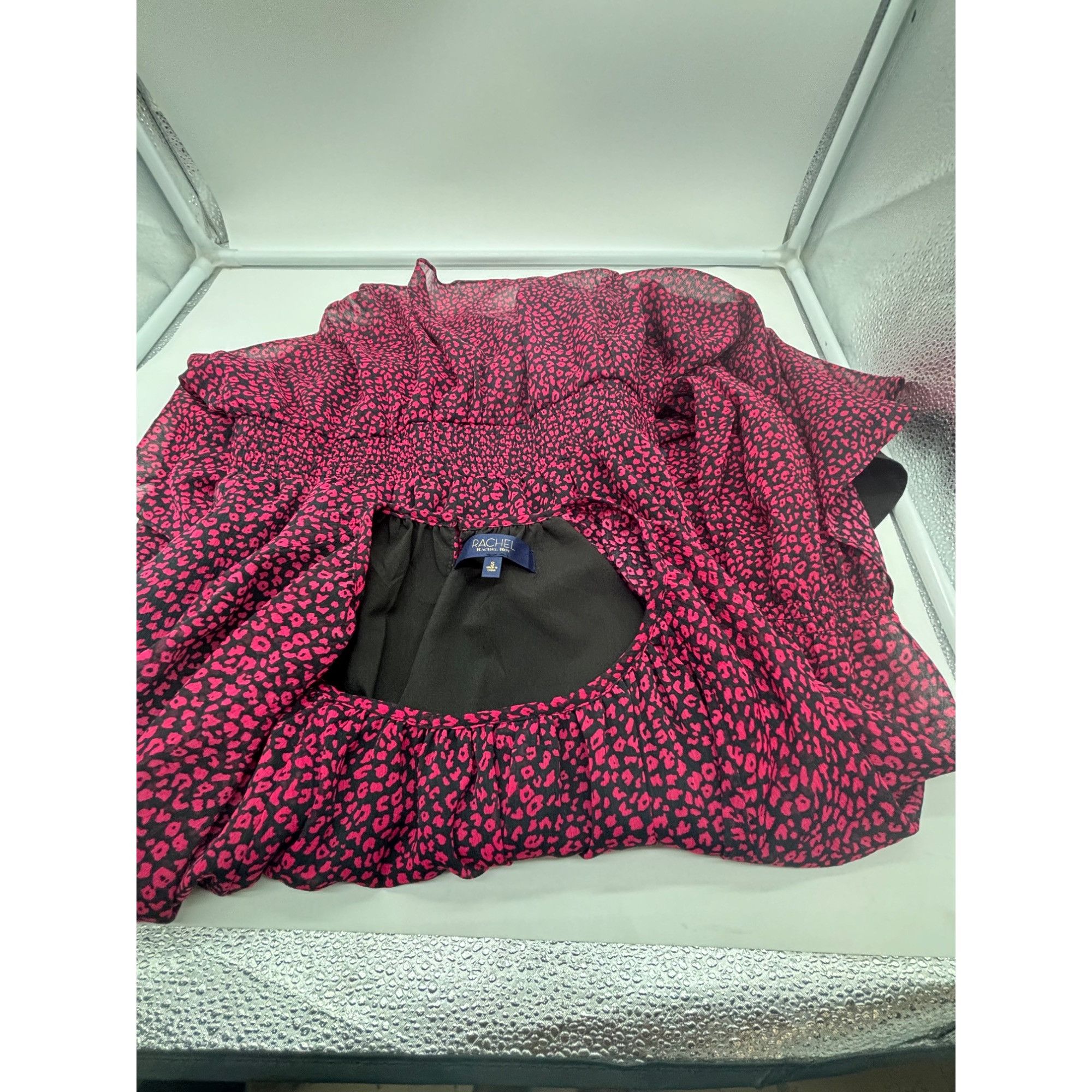 Other RACHEL Rachel Roy Lola Printed Dress, Black/Red, S Size S / US 4 / IT 40 - 9 Thumbnail