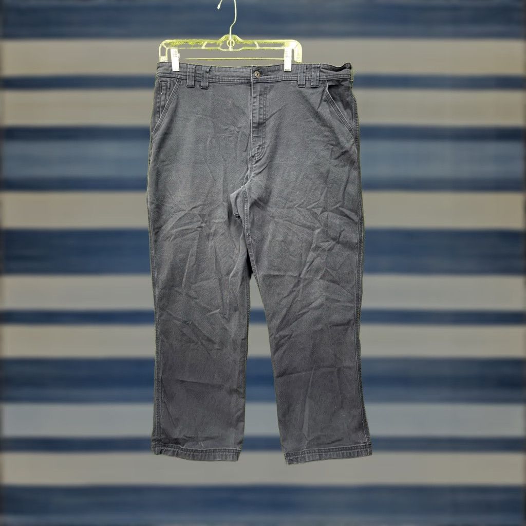 Vintage Duluth Mens Pants 40x28 Flex Fire Hose Carpenter Straight Leg Canvas Workwear Blue 5-Pocket Relaxed Fit Vintage No Mens Size US 40 / EU 56 - 1 Thumbnail