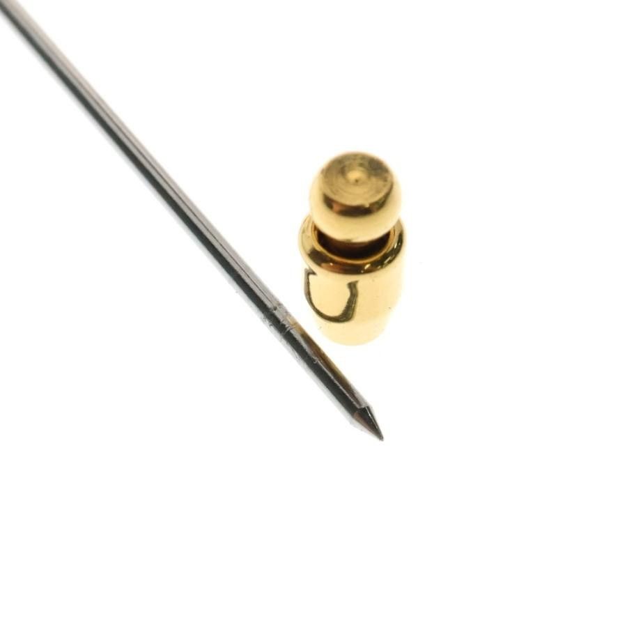 Chrome Hearts Chrome Hearts 22K Mini Heart Lapel Pin Gold Size ONE SIZE - 5 Thumbnail