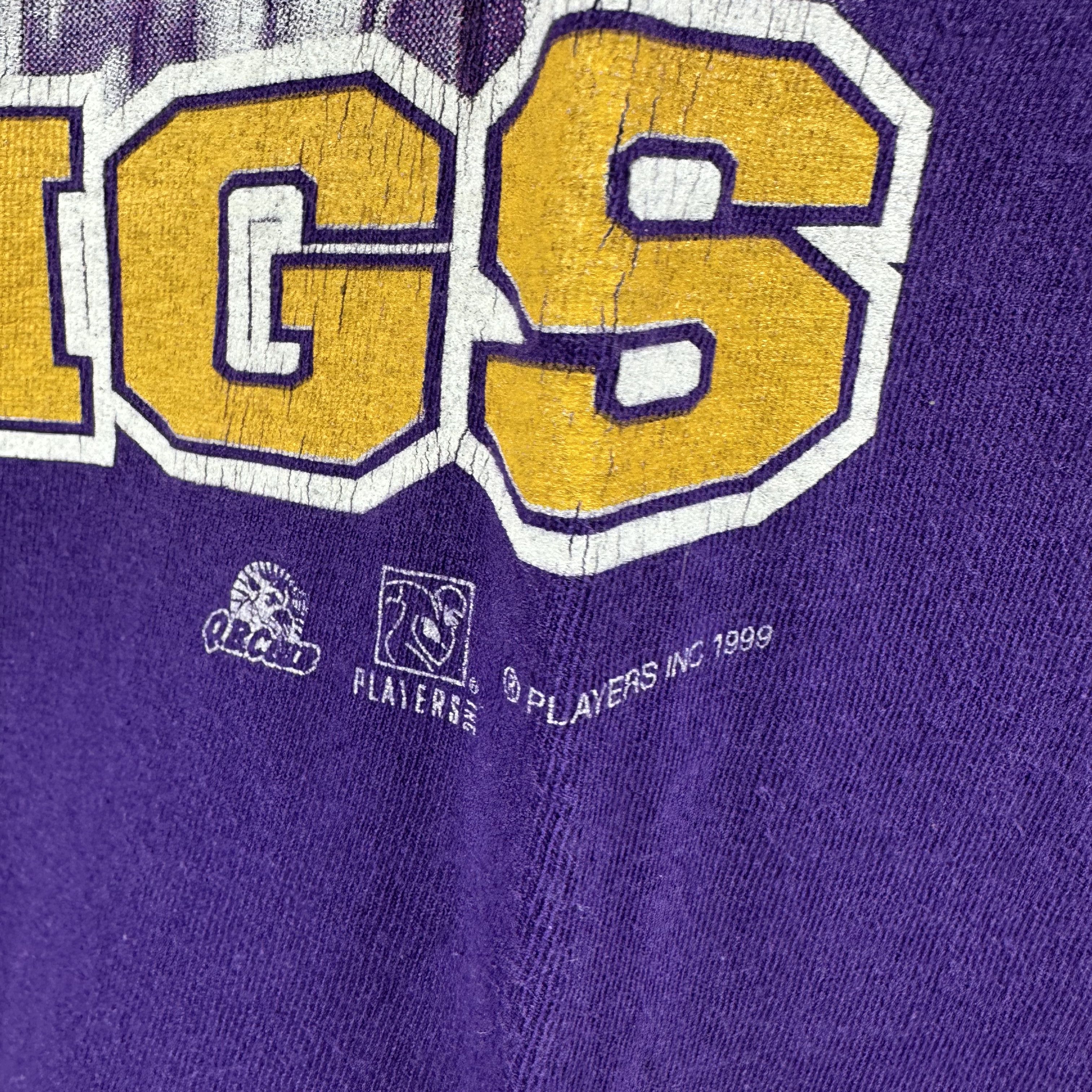 Vintage Vintage 1999 Minnesota Vikings Schedule NFL Graphic T-Shirt Size US XL / EU 56 / 4 - 4 Thumbnail