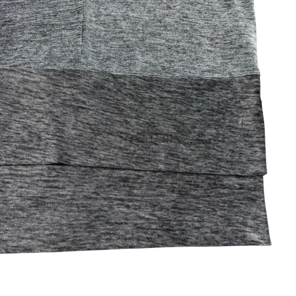 Kenneth Cole Kenneth Cole Grey Melange Hi Low V-Neck Sweater Size S Size S / US 4 / IT 40 - 9 Thumbnail