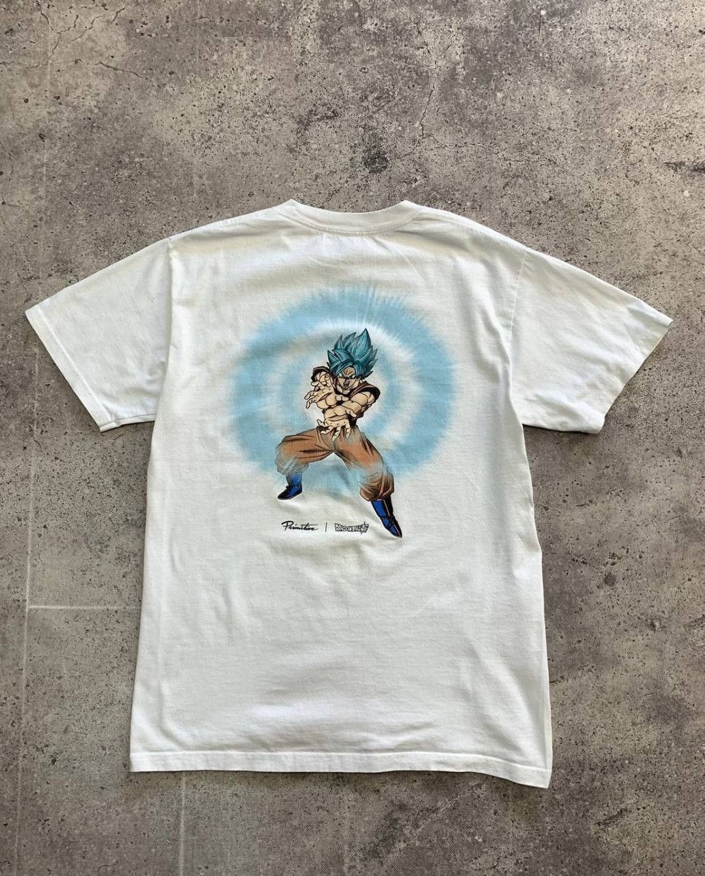 Anime × Japanese Brand × Vintage Dragon Ball Anime Tee Vintage Super Saiyan Son Goku Size US M / EU 48-50 / 2 - 12 Thumbnail