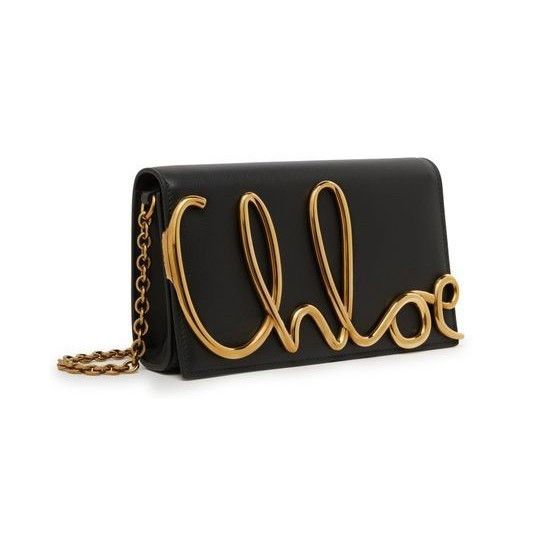 Chloe Chloe C Black Leather Clutch New & Authentic Size ONE SIZE - 2 Thumbnail
