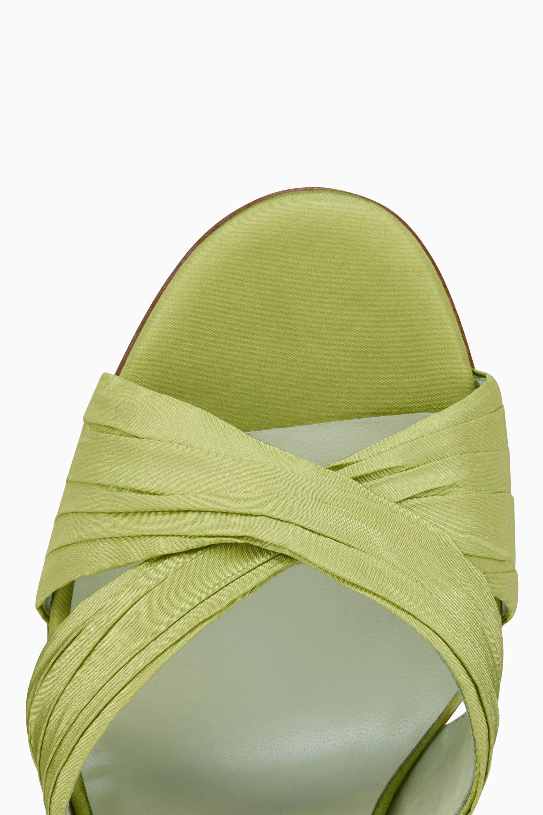 Christian Louboutin os11x0526 Affabula 100mm Lace-Up Sandals in Green Size US 9 / IT 39 - 5 Thumbnail