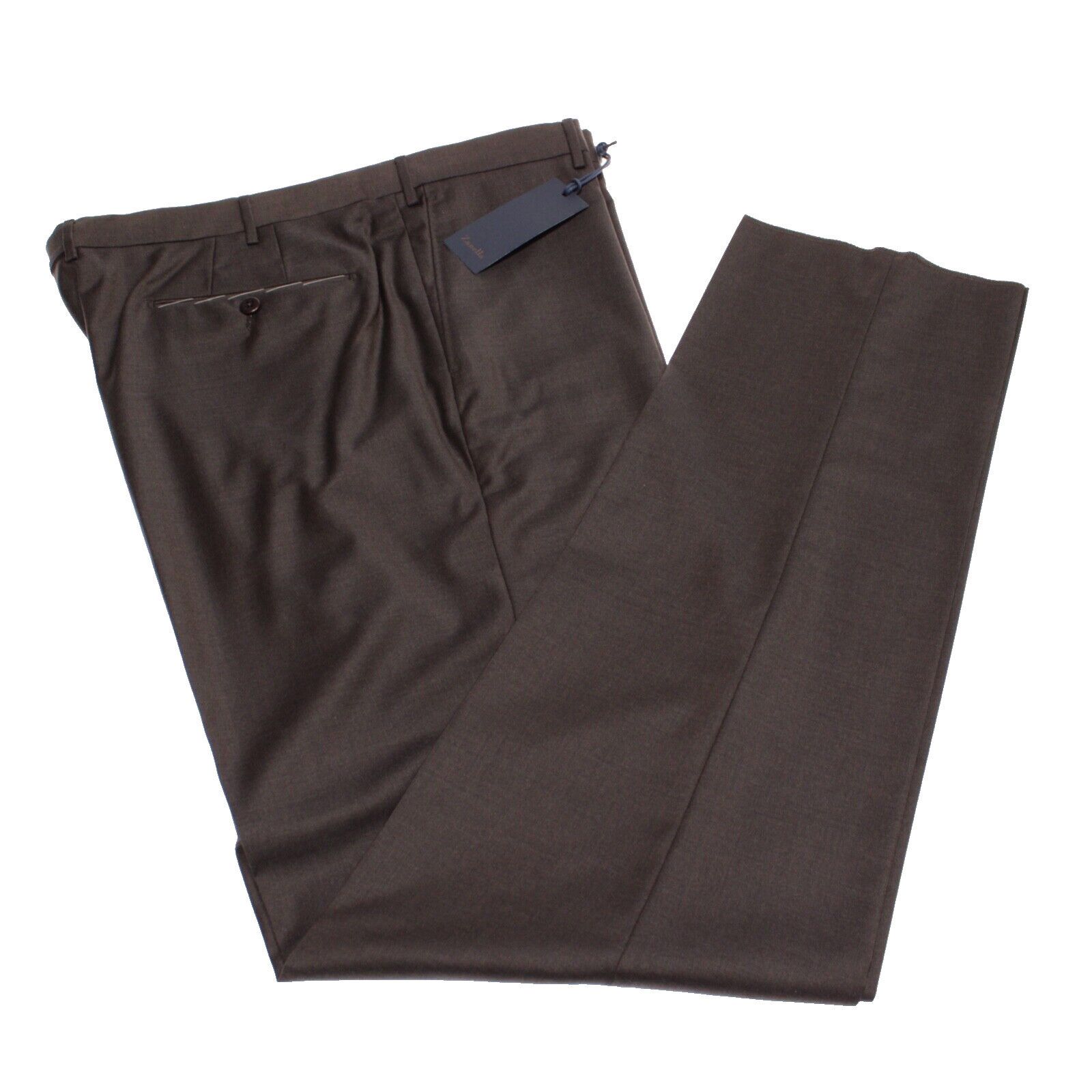 Zanella Zanella New with tags Dress Pants Size 40 US In Brown Size US 40 / EU 56 - 2 Thumbnail