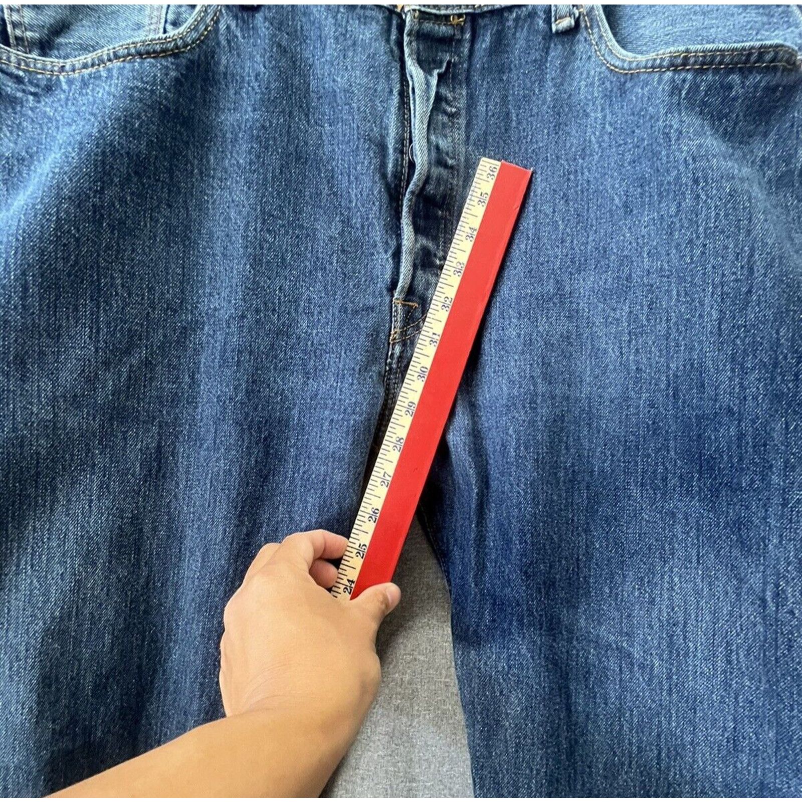 Levi's vintage levis 501 button fly denim jeans 40 W 30 L Size US 40 / EU 56 - 3 Thumbnail