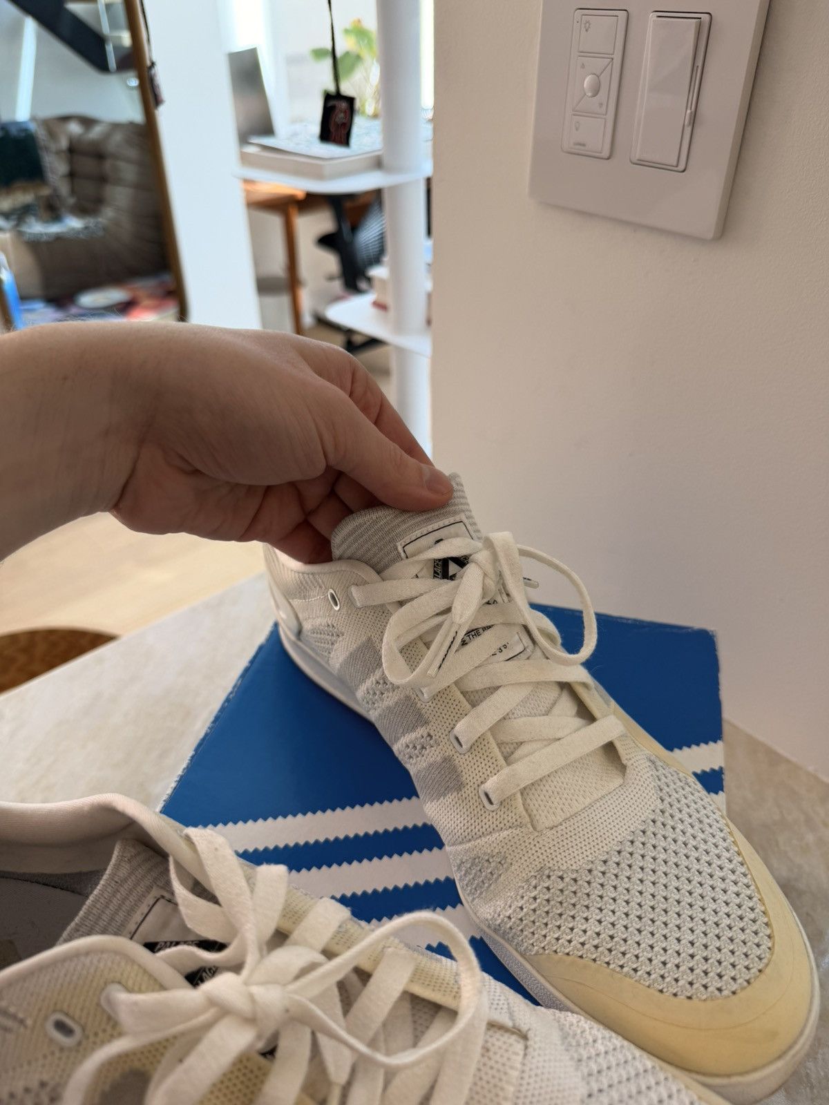 Adidas × Palace Adidas Palace Pro Primeknit White Size US 10.5 / EU 43-44 - 12 Thumbnail
