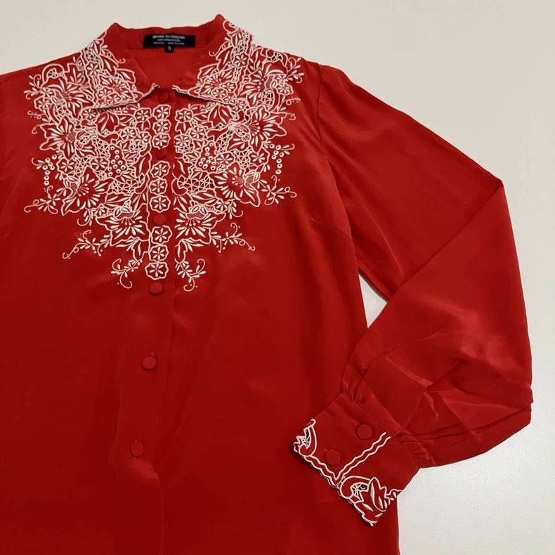 Comme des Garcons Comme Des Garcons Embroidered shirt Size M / US 6-8 / IT 42-44 - 4 Thumbnail