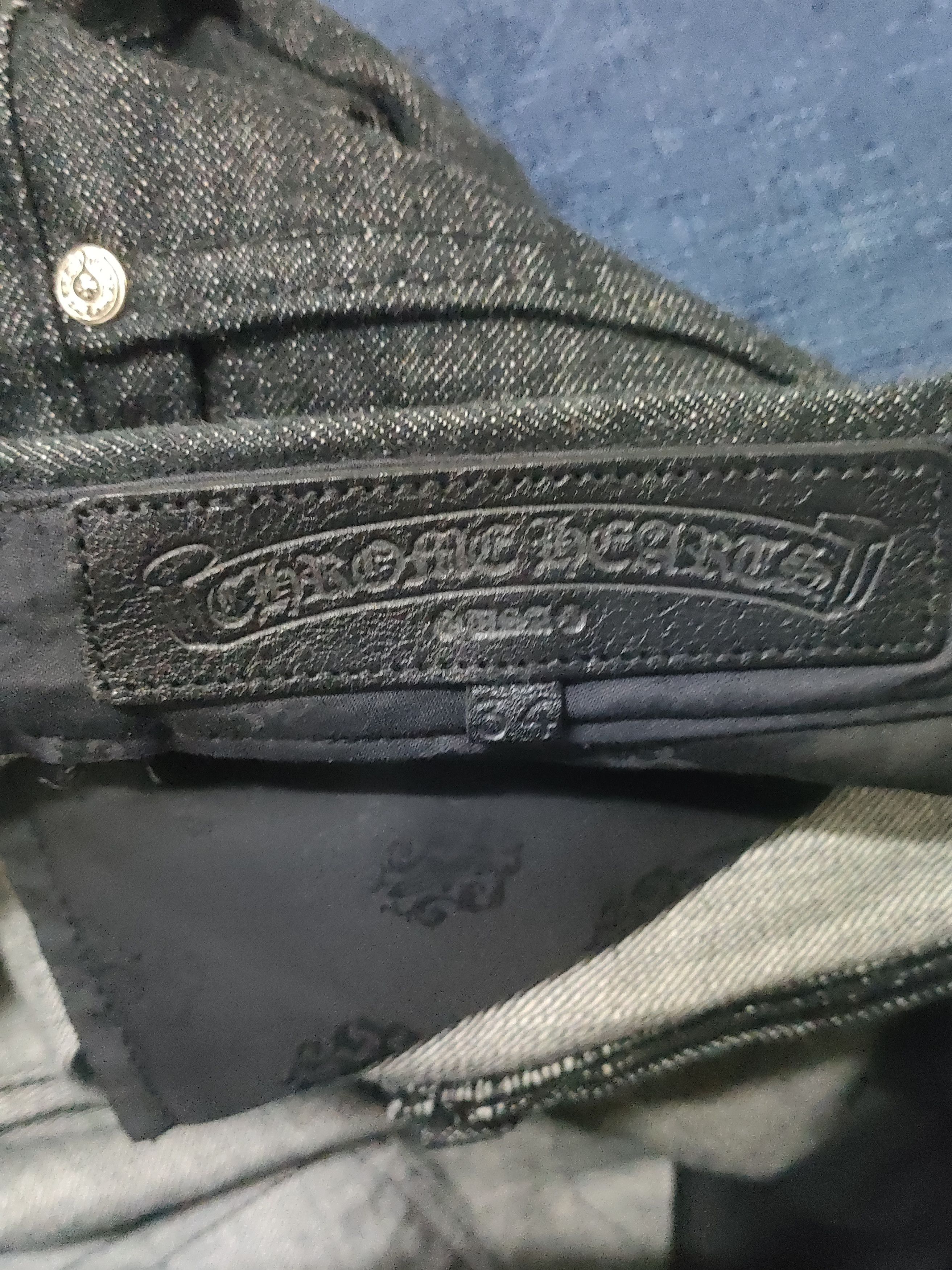 Chrome Hearts Chrome Hearts Black Star Patch Flame Knee Cargo Pants Size US 34 / EU 50 - 9 Thumbnail
