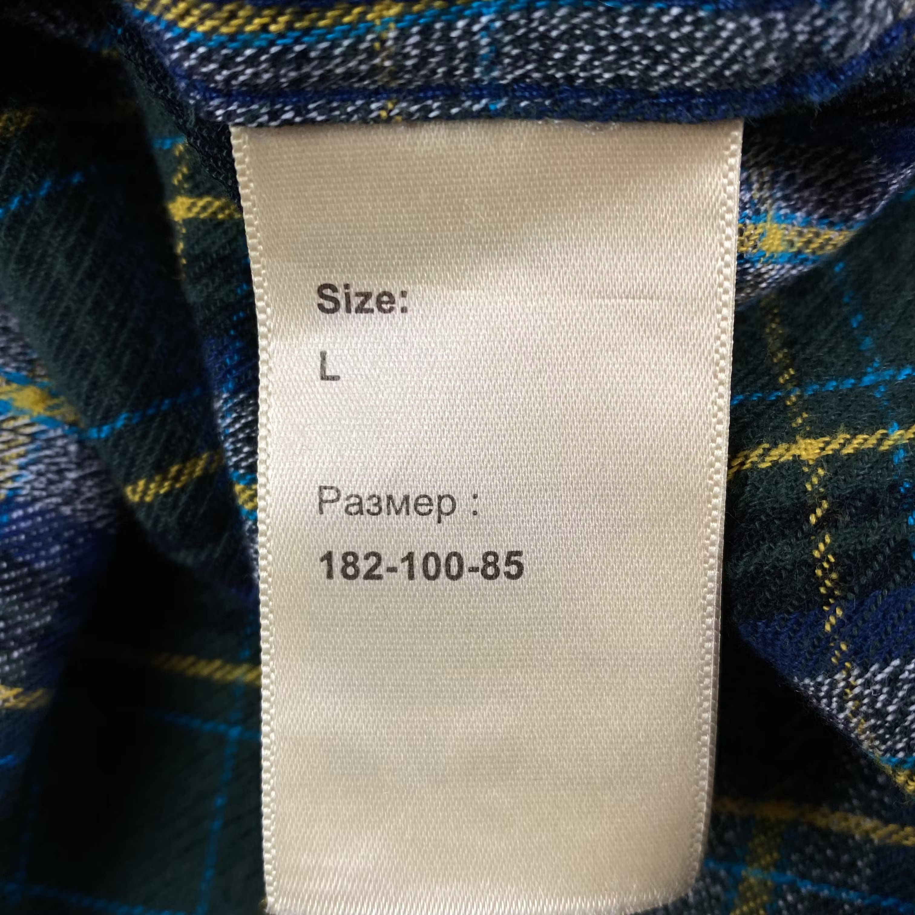 Lee × Vintage Mens Shirt Long Sleeve Flannel Lee Size L Size US L / EU 52-54 / 3 - 5 Thumbnail
