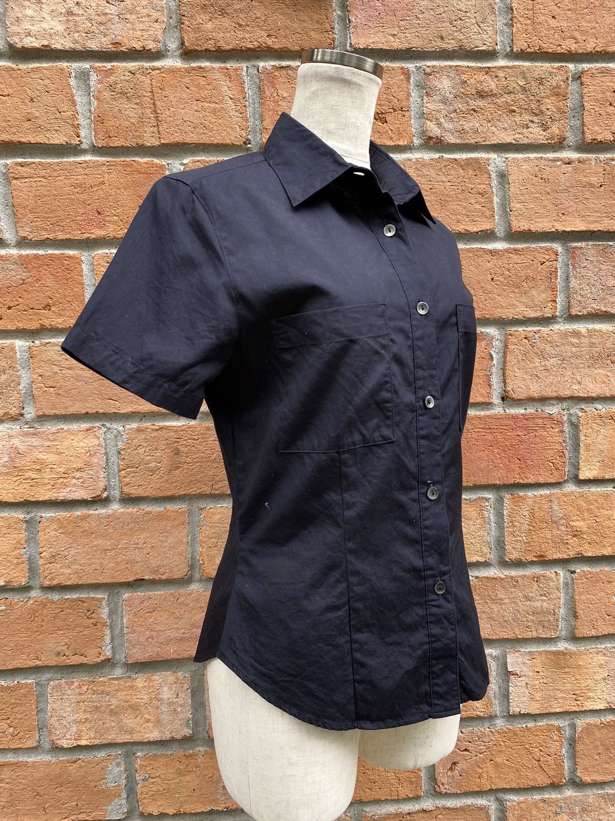 Norma Kamali NORMA KAMALI Black Shirt Size S / US 4 / IT 40 - 10 Thumbnail