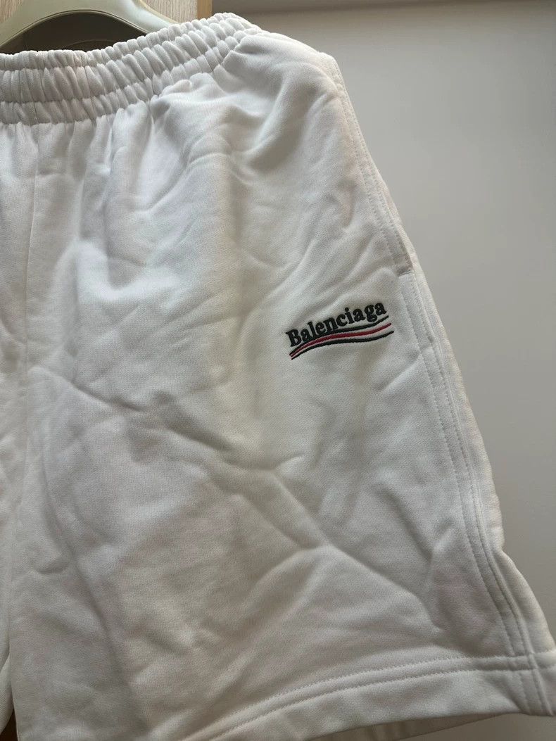 Balenciaga Balenciaga size XS Cola Logo Embroidered Sports Shorts Size US 27 - 2 Thumbnail
