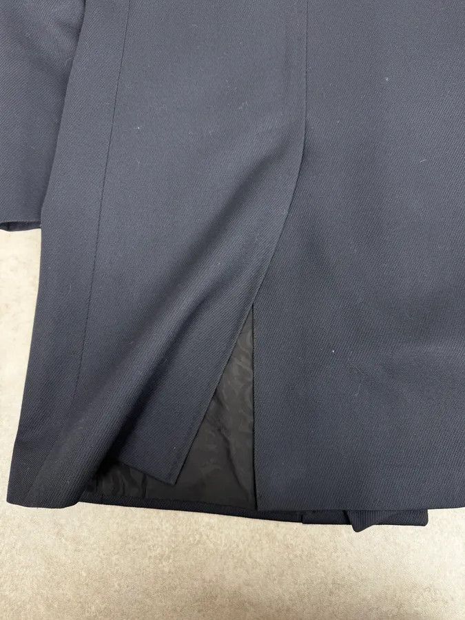 Givenchy AW2005 Givenchy Navy Wool Buttoned Trench Coat Size US M / EU 48-50 / 2 - 9 Thumbnail