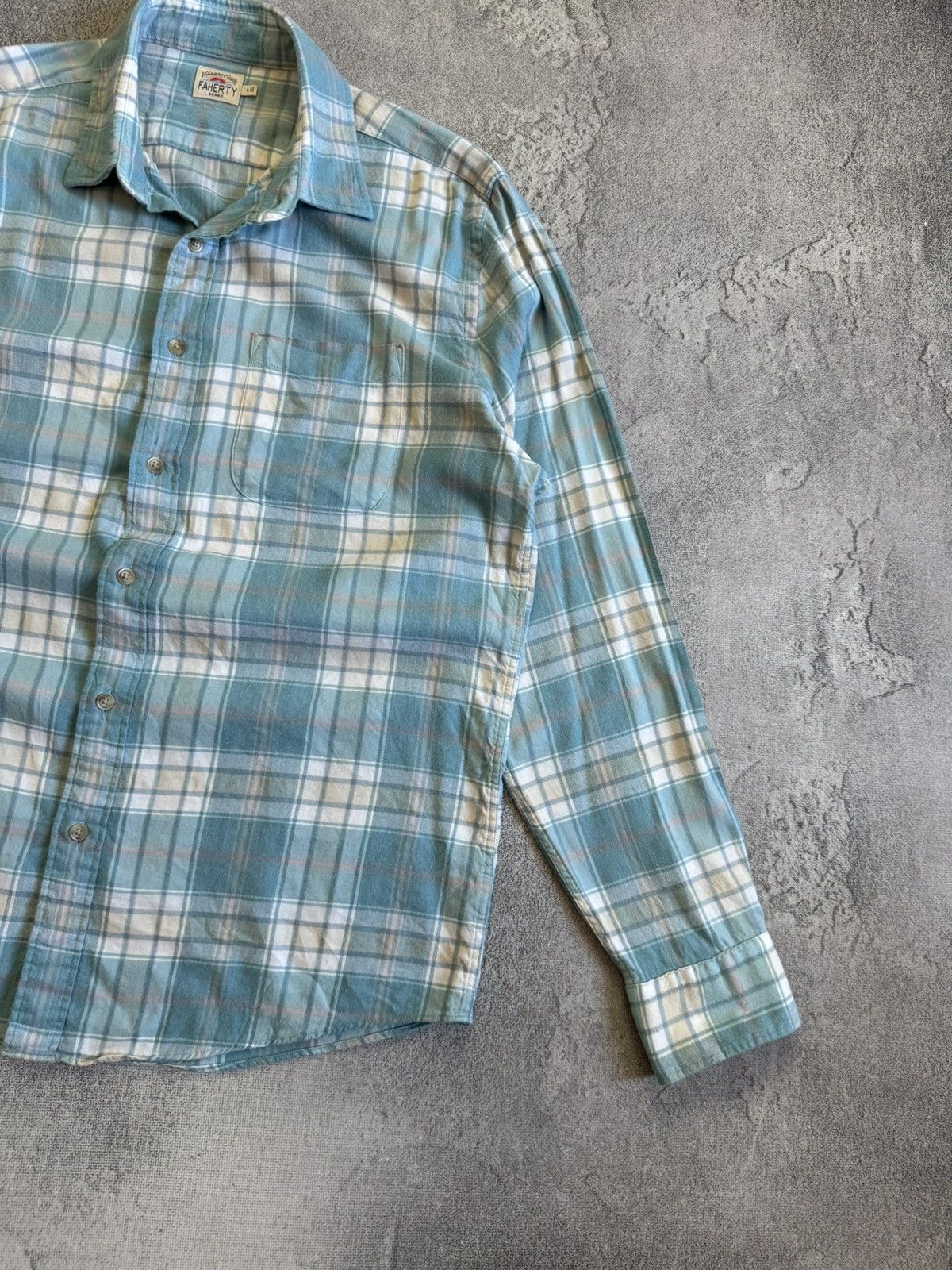 Faherty Faherty L/size flannel chekered plaid shirt 👔 button up Size US L / EU 52-54 / 3 - 10 Thumbnail