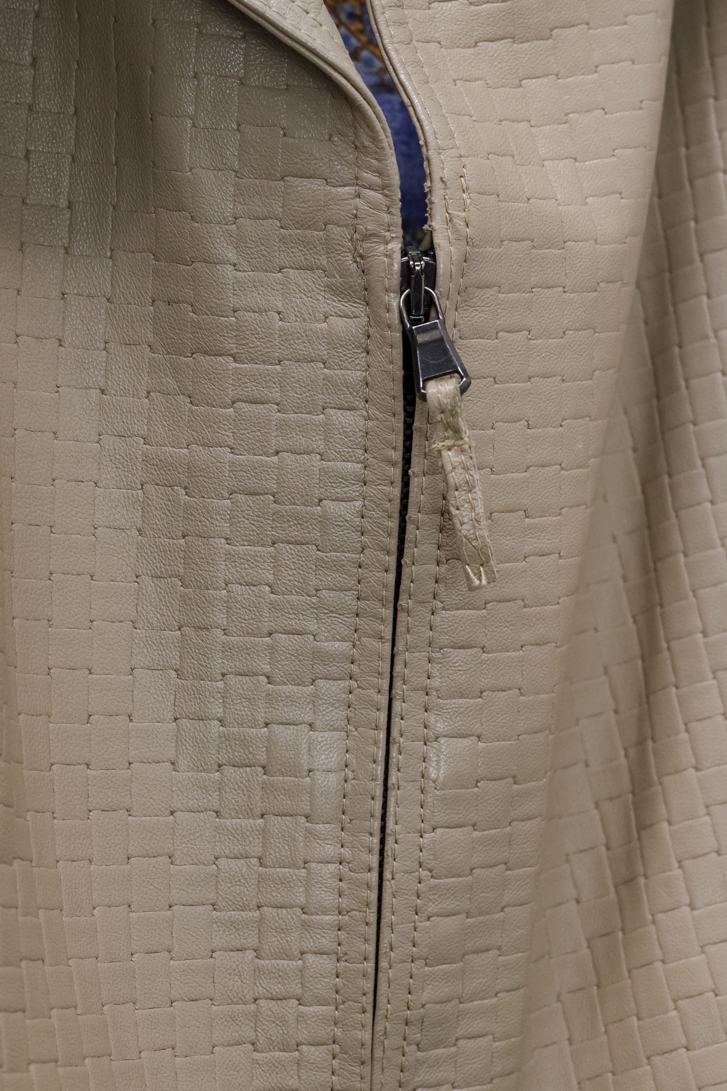 Bottega Giotti Brown Leather Moto Jacket