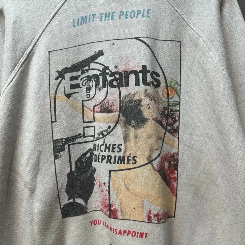 Enfants Riches Deprimes Enfants Riches Deprimes FW24 Graffiti Illustration Sweatshi Size US XXL / EU 58 / 5 - 5 Thumbnail