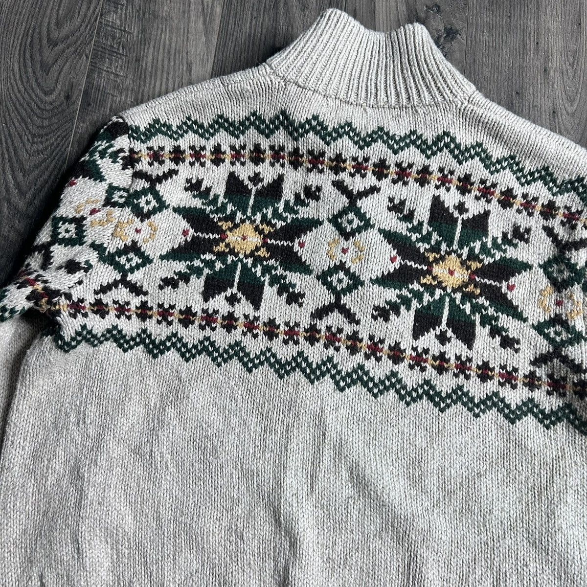 Polo Ralph Lauren Polo ralph lauren fair isle knit henley pullover sweater Size US XL / EU 56 / 4 - 7 Thumbnail