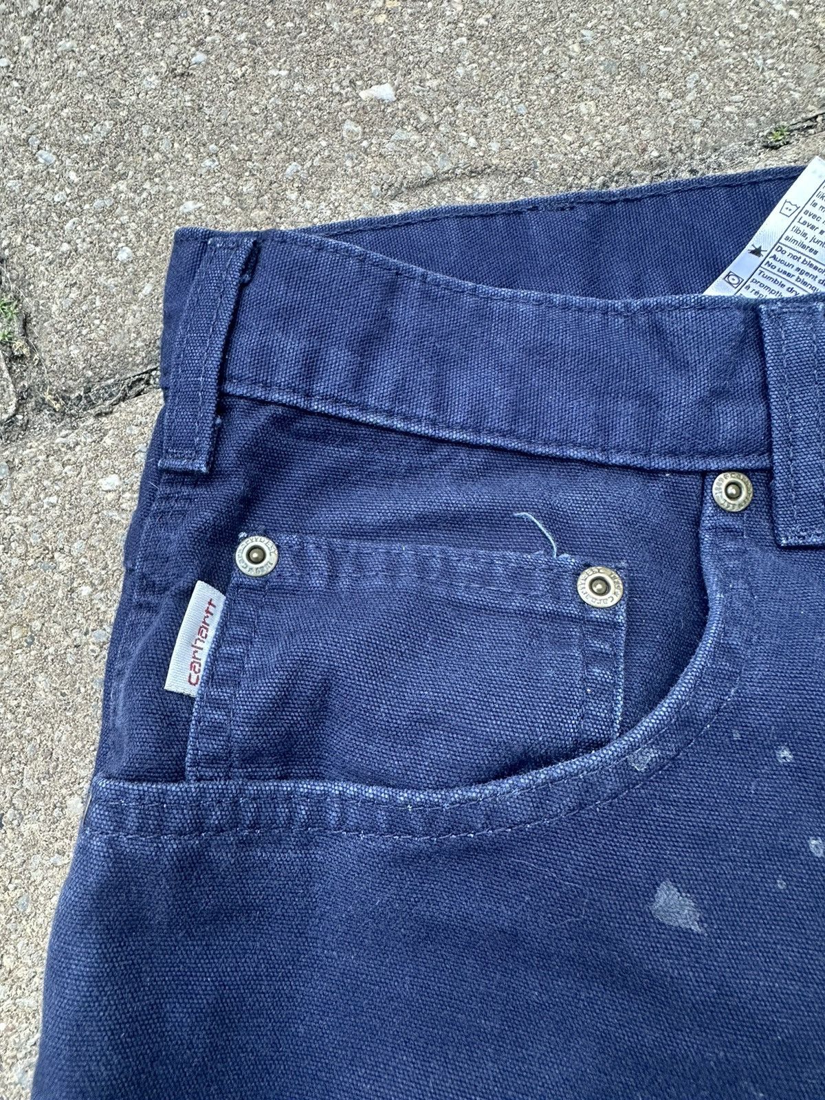 Carhartt Navy Carhartt carpenter pants Size US 32 / EU 48 - 5 Thumbnail