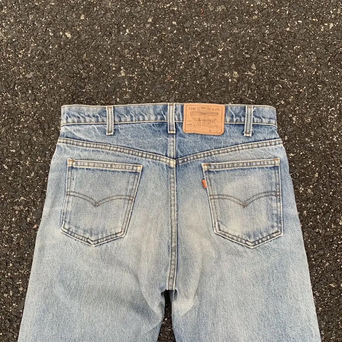 Levi's 1990’s Vtg Levi’s Jeans Orange Tab Distressed Denim Pants Size US 32 / EU 48 - 12 Thumbnail