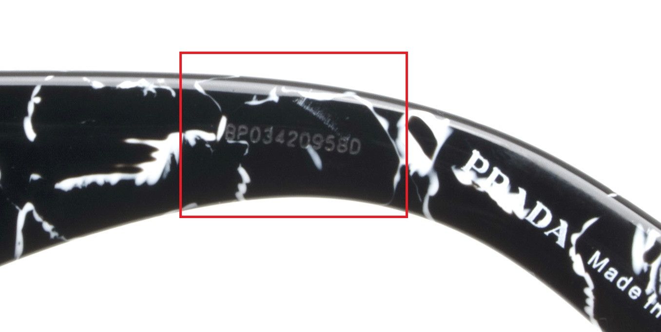 Prada Prada SPR15Y 1AB-07Q Size ONE SIZE - 8 Thumbnail