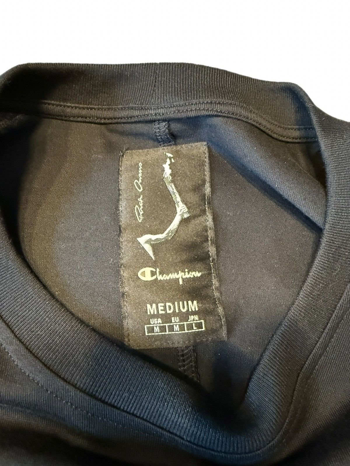 Champion × Rick Owens Rick Owens x Champion Collab Pentagram Tee Size US M / EU 48-50 / 2 - 2 Thumbnail