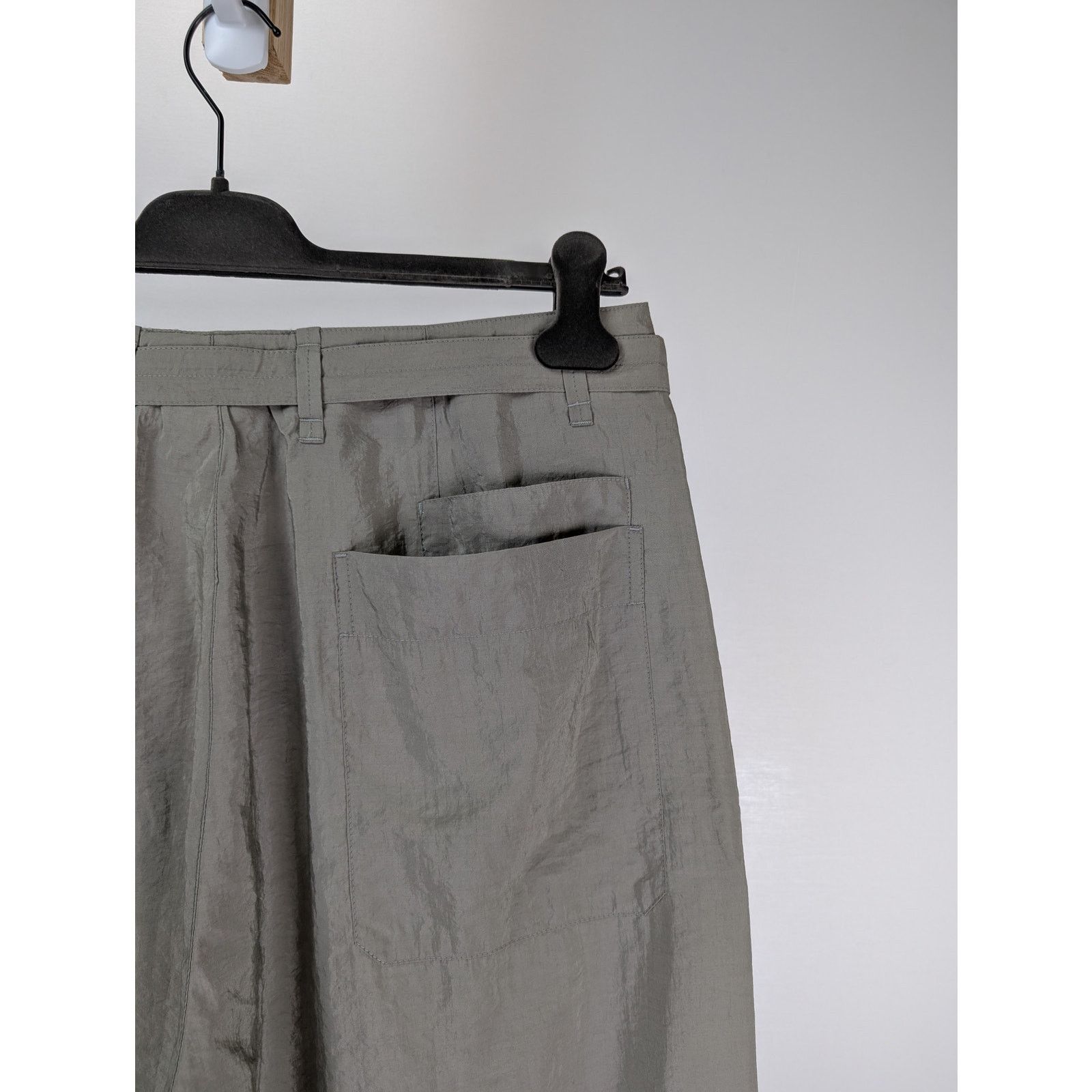 Lemaire o1rshd1 CC20 Seamless Belted Pants in Light Misty Grey Size US 34 / EU 50 - 8 Thumbnail