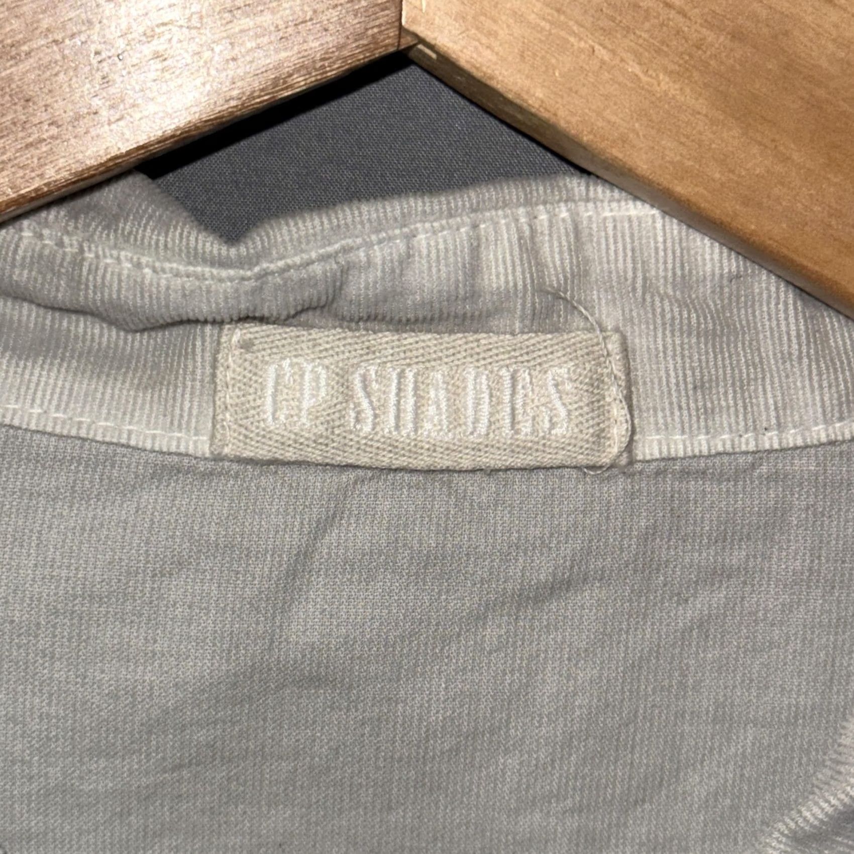 Vintage VINTAGE CP Shades Shirt Womens XL Light Gray Button-Down Long Sleeve Cotton Made in USA Size XL / US 12-14 / IT 48-50 - 5 Thumbnail