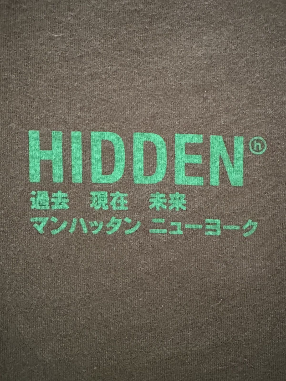 HIDDEN HIDDEN NY waterfall tee shirt brown- size Large Size US L / EU 52-54 / 3 - 4 Thumbnail