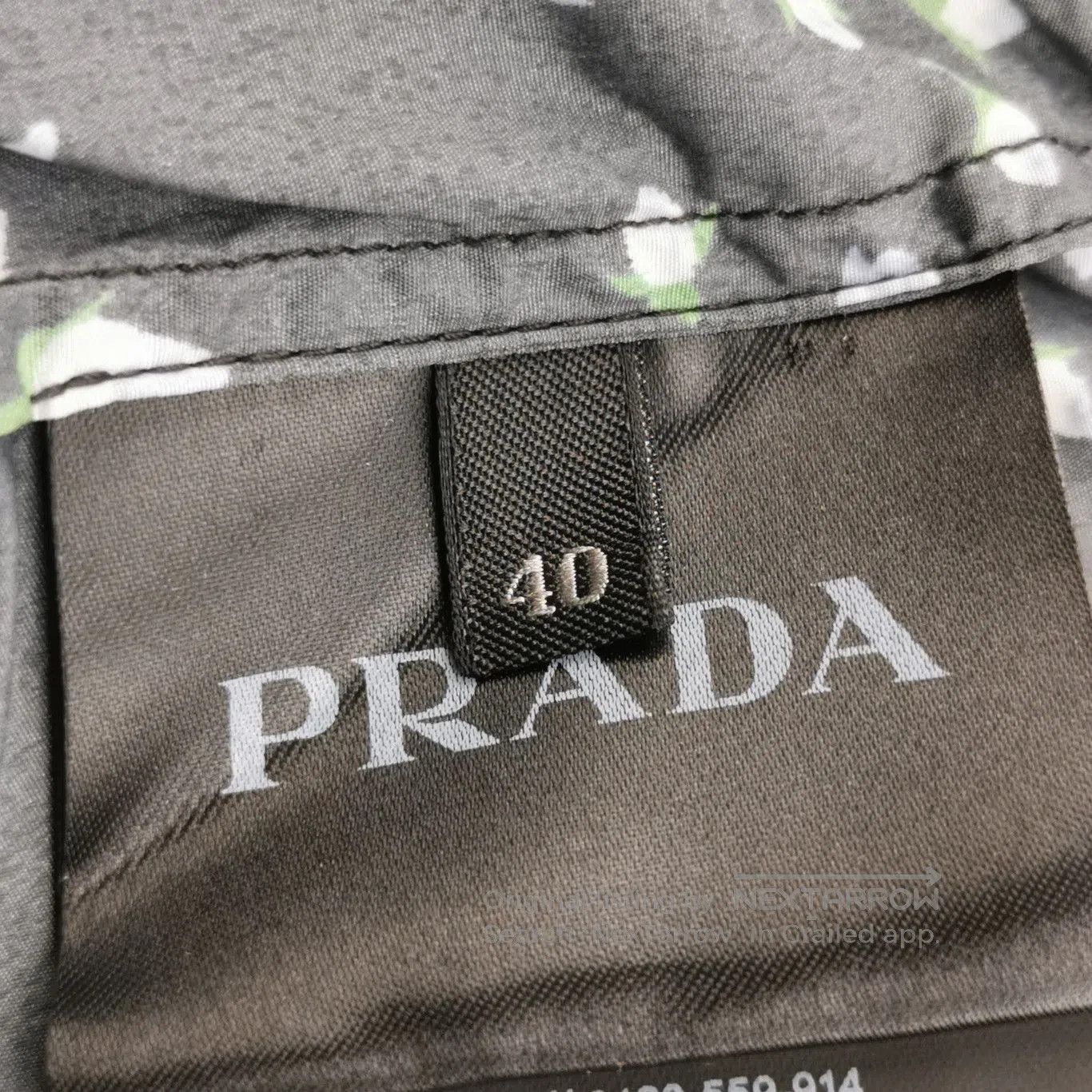 Prada Prada Contrast Color Hooded Jacket Size 4. Size US L / EU 52-54 / 3 - 6 Thumbnail