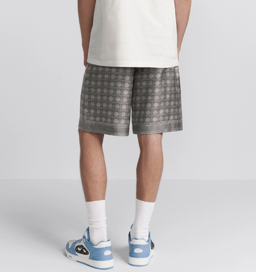 Dior o1w1db10525 013C12 Cannage Bermuda Short in Gray Size US 32 / EU 48 - 6 Thumbnail