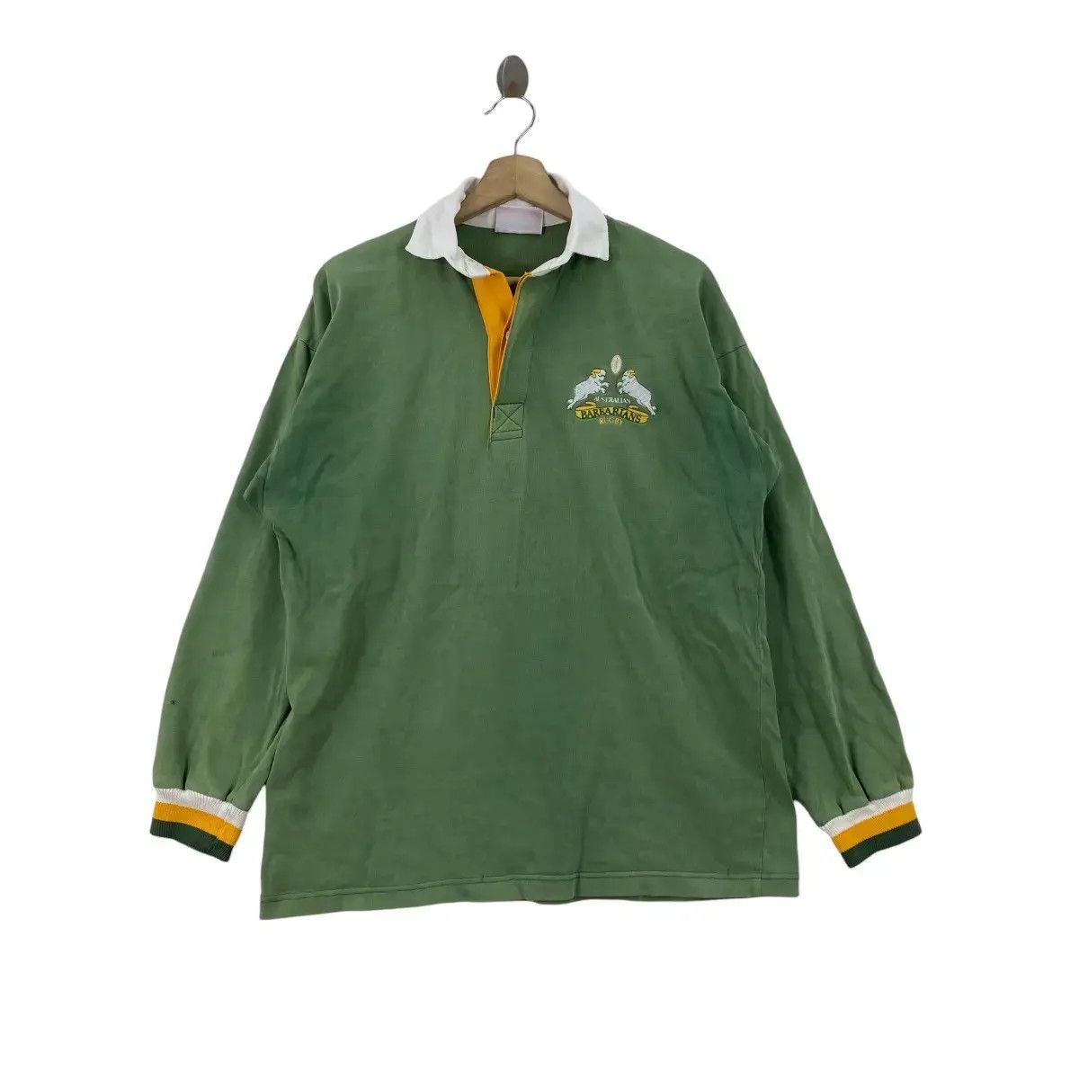 Vintage Vintage AUSTRALIAN BARBARIANS RUGBY Jersey Tee Shirt Polo Size US L / EU 52-54 / 3 - 1 Thumbnail