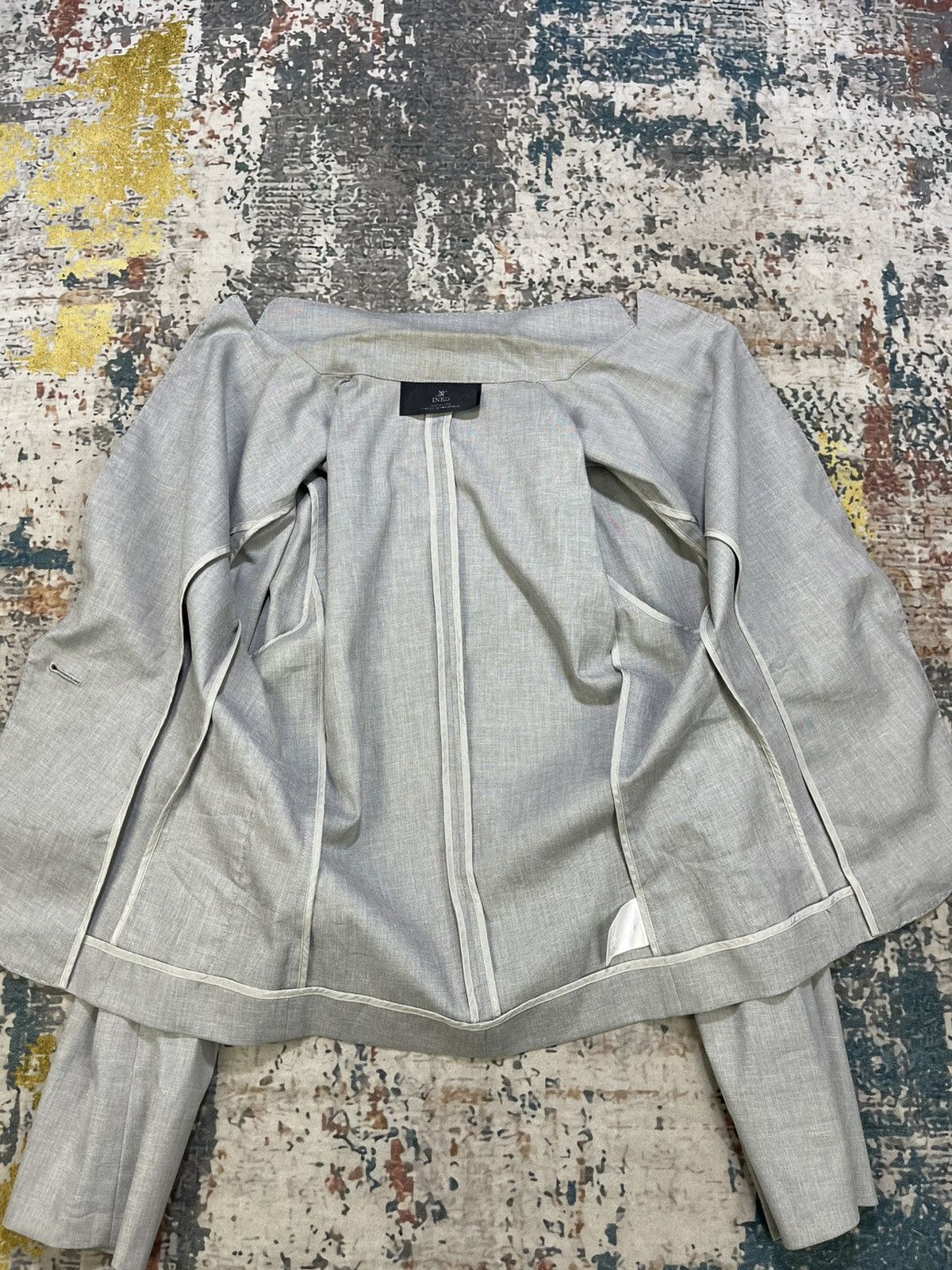 Yohji Yamamoto Ined Single Breasted Blazers Size S / US 4 / IT 40 - 8 Thumbnail