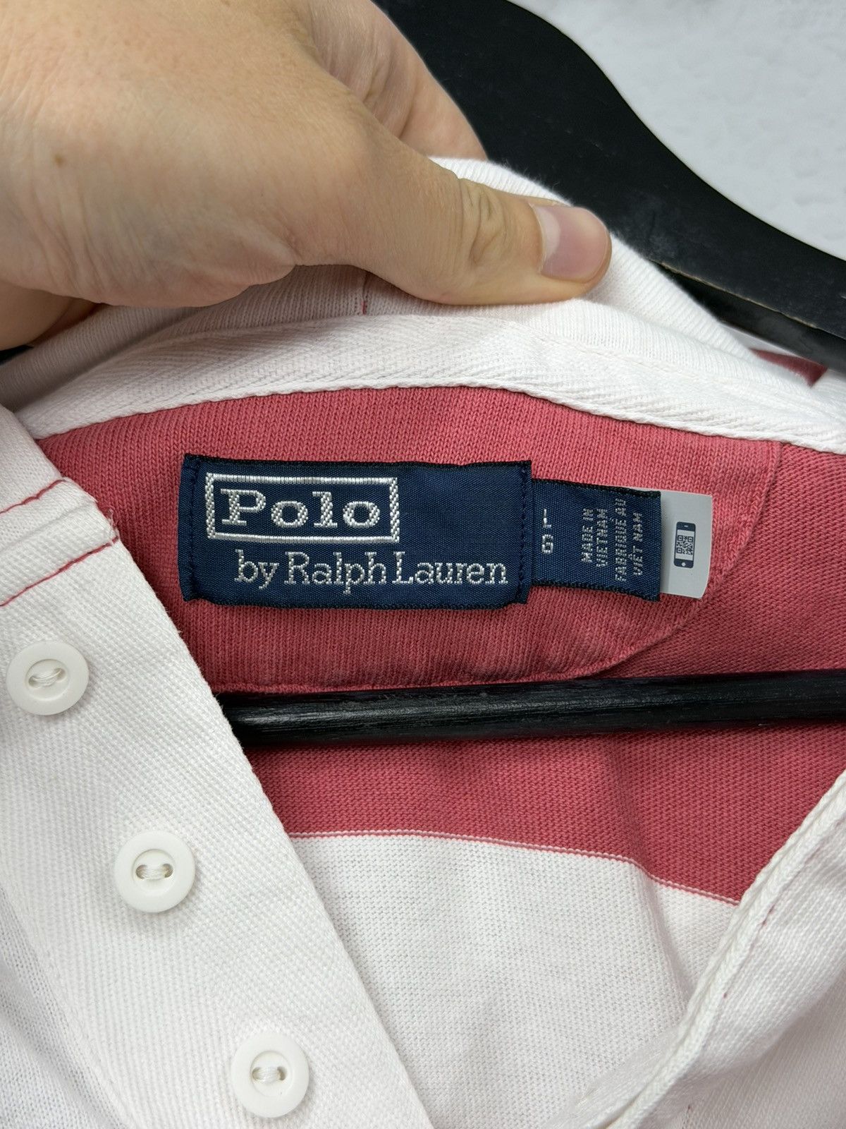 Polo Ralph Lauren Vintage Polo Ralph Lauren Rugby Striped Y2K Long Sleeve Size US L / EU 52-54 / 3 - 19 Thumbnail