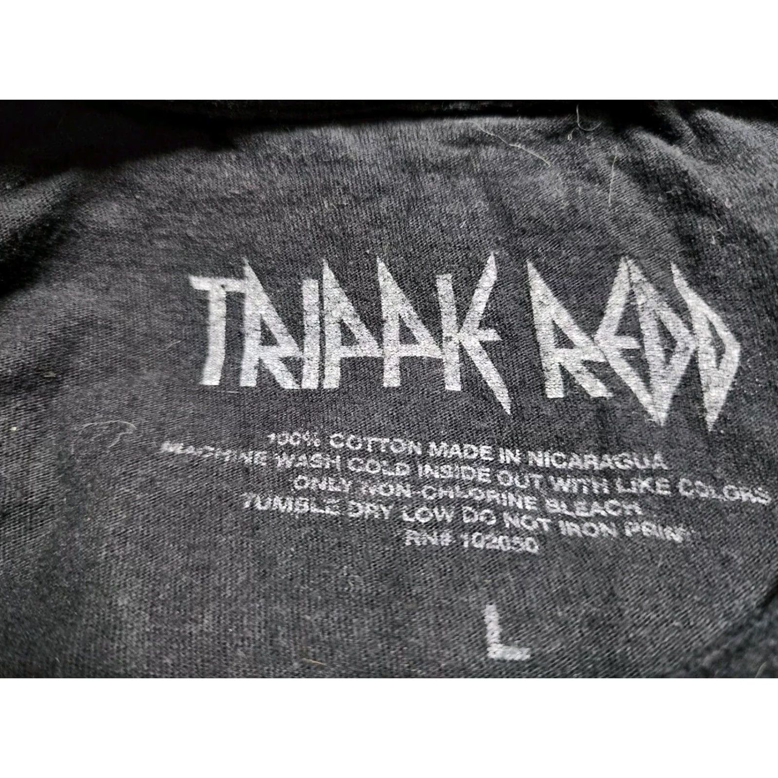 Vintage Tripple Redd Mens T-Shirt Hip Hop Tee Crew Neck Short Sleeve Black L Distressed Band Tee & SpiritVintage No Size US L / EU 52-54 / 3 - 5 Thumbnail