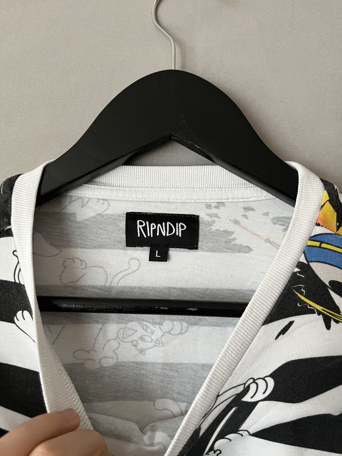 RIPNDIP RipnDip Nerm and Alien Full Printed T-shirt Size US L / EU 52-54 / 3 - 5 Thumbnail
