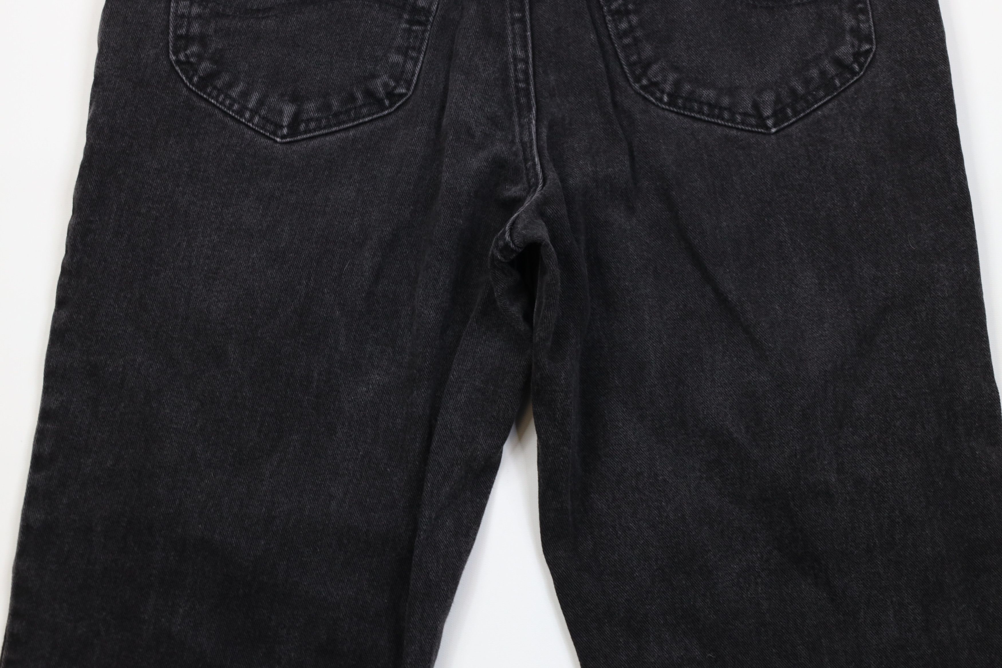 Lee Vintage 90s Lee Faded Straight Leg Denim Jeans Black Cotton Size US 34 / EU 50 - 12 Thumbnail